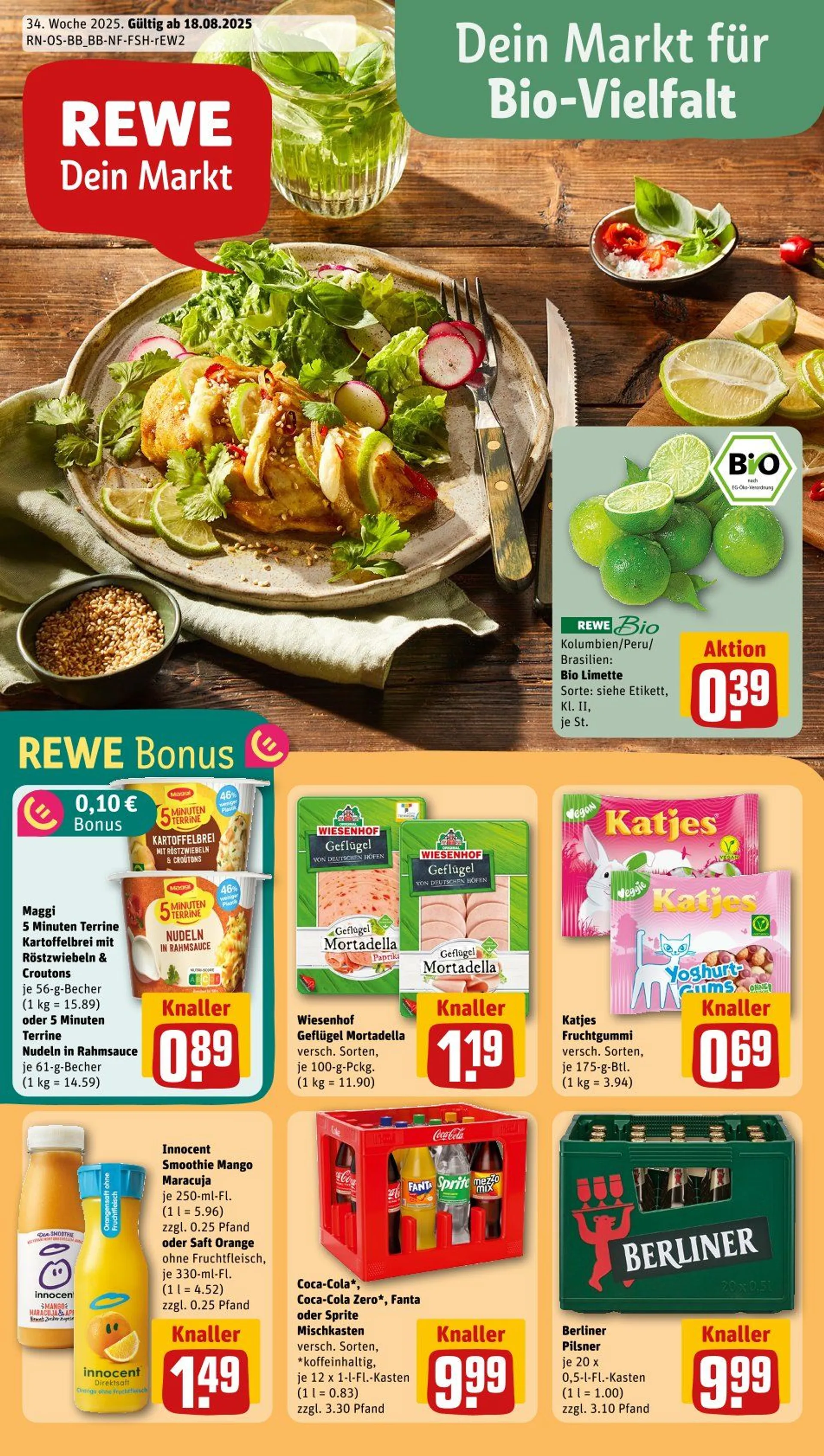 REWE Prospekte  von 18. August bis 24. August 2025 - Prospekt seite 