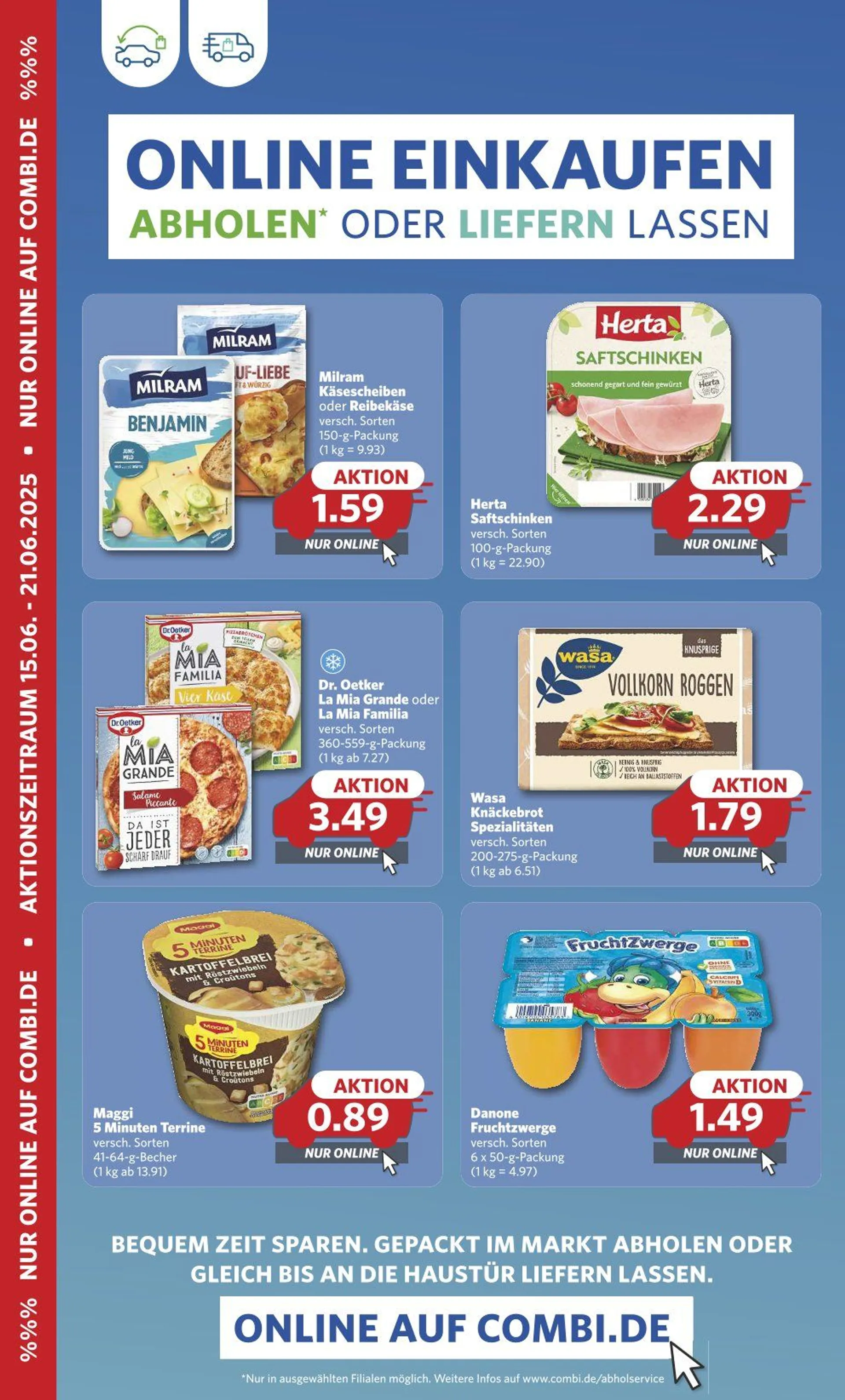 Combi Prospekt von 17. Juni bis 21. Juni 2025 - Prospekt seite 1