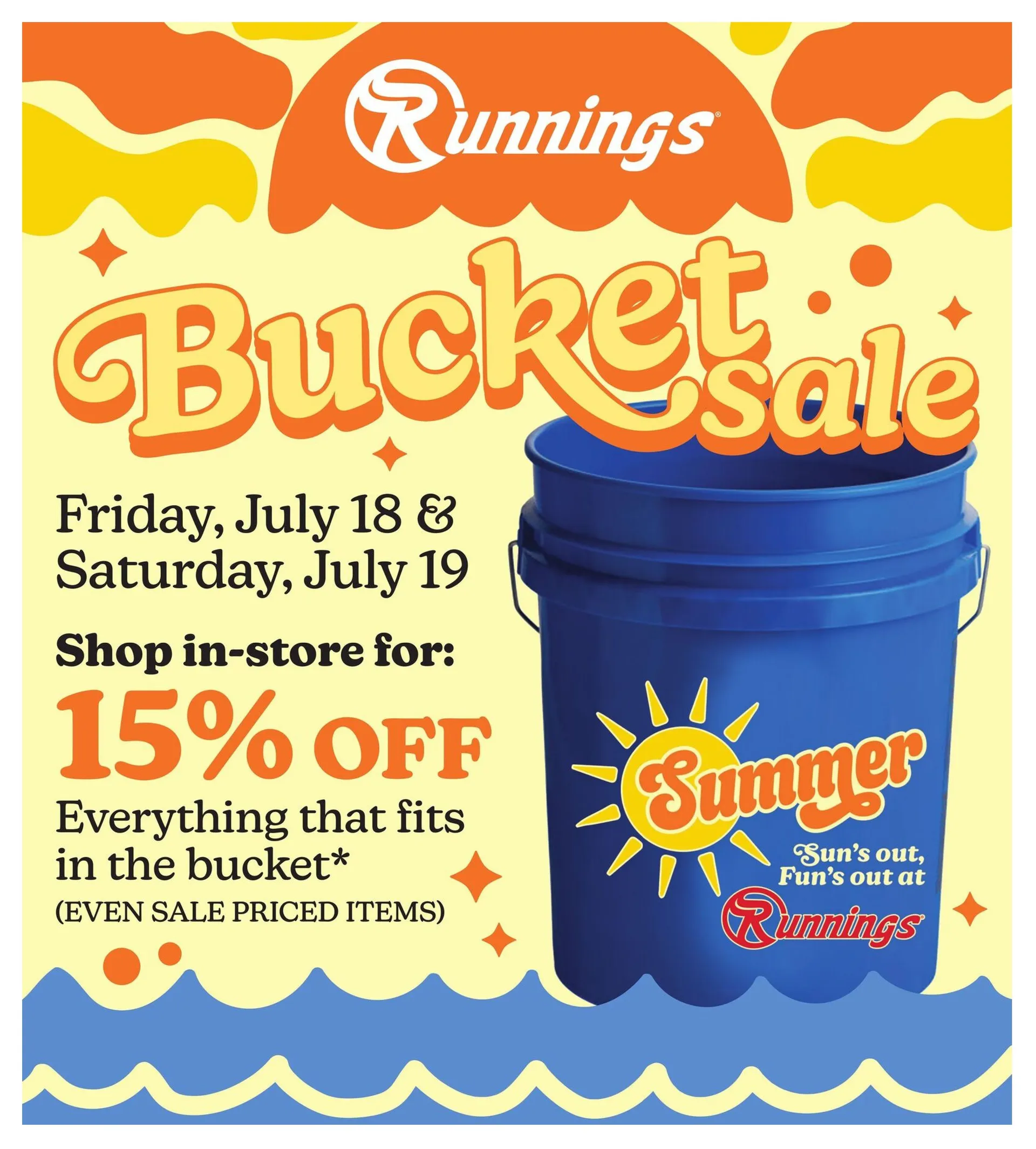 Weekly ad Runnings Sales from July 18 to July 19 2025 - Page 1