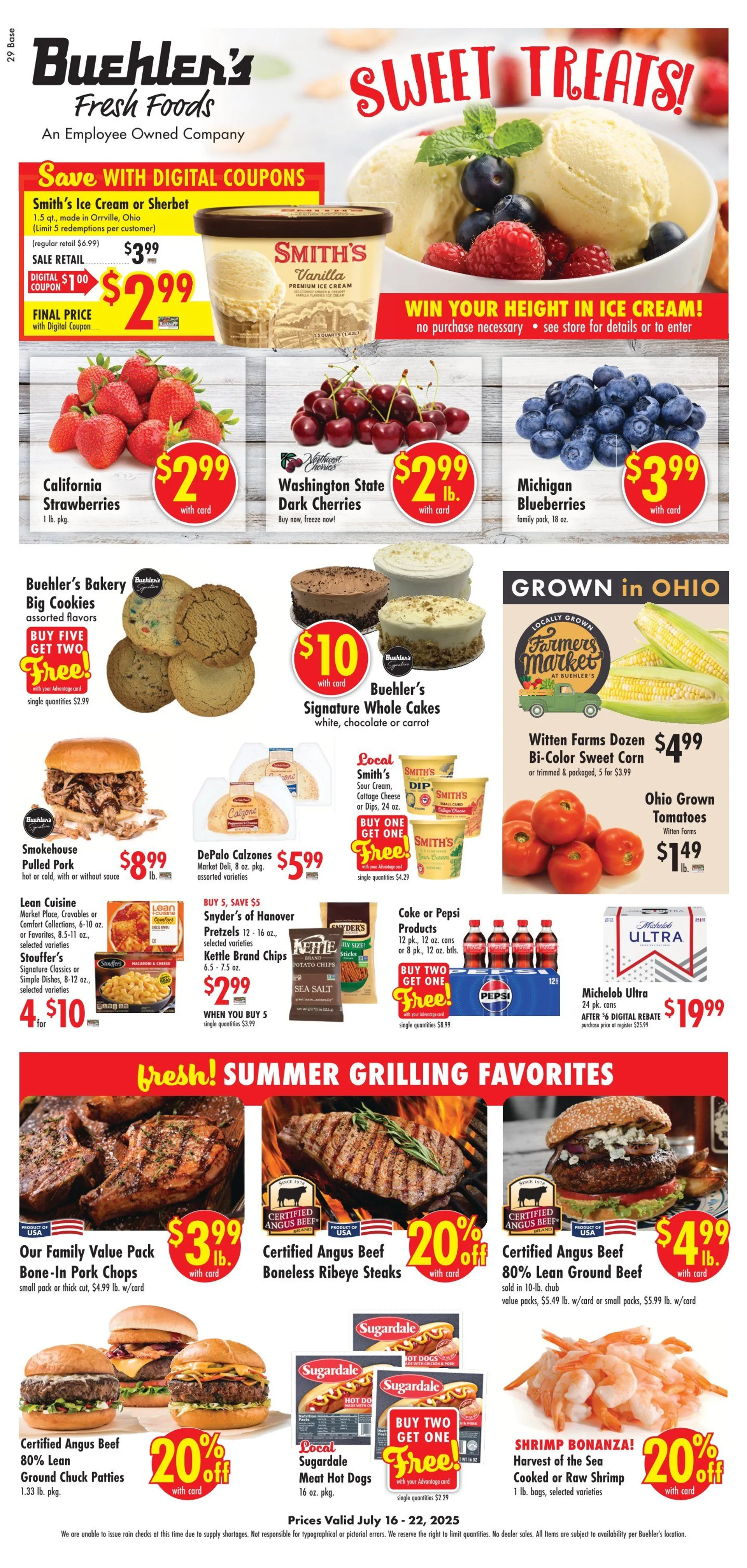 Weekly ad Buehler's Fresh Foods from July 16 to July 22 2025 - Page 1