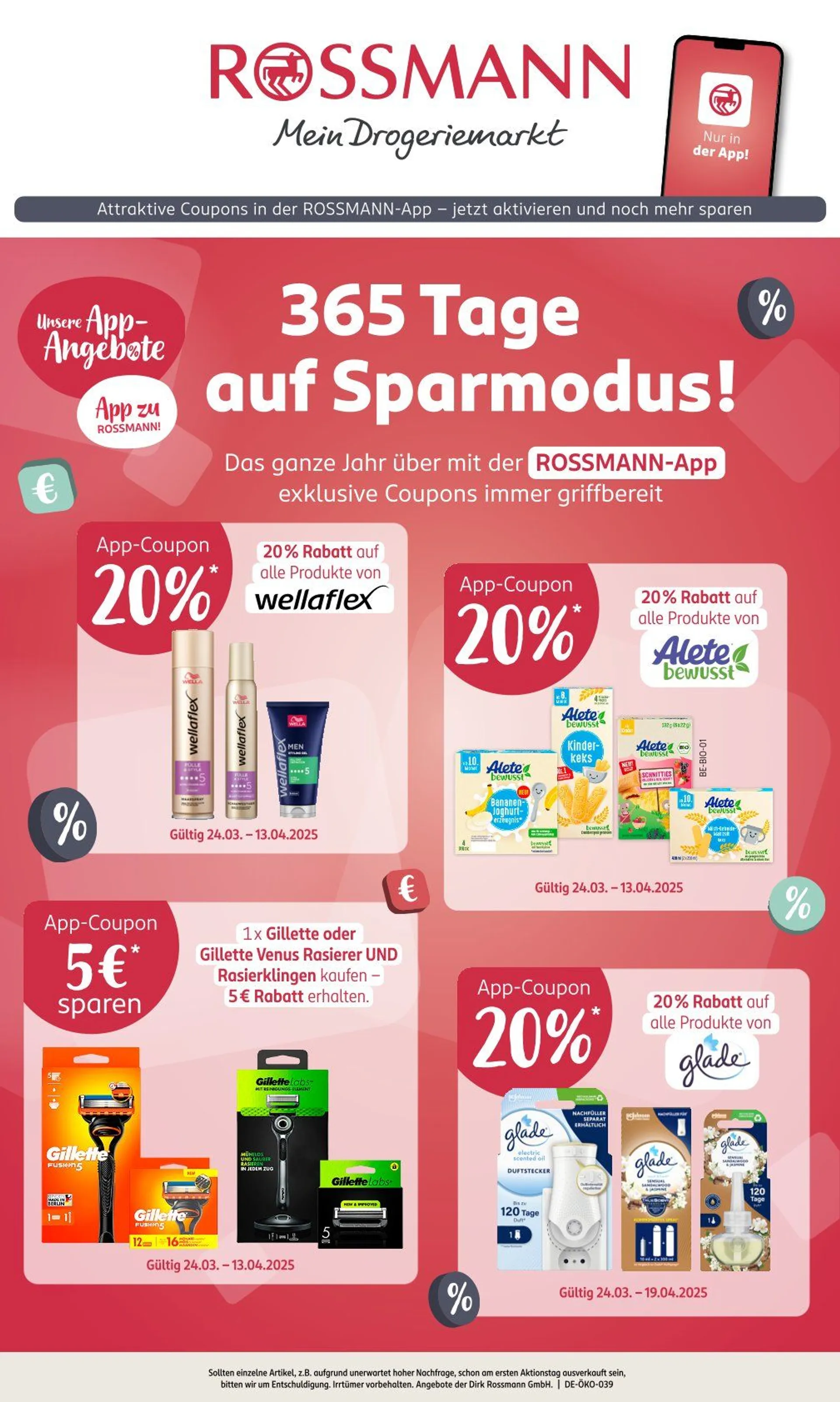 Rossmann Angebote von 1. April bis 20. April 2025 - Prospekt seite 