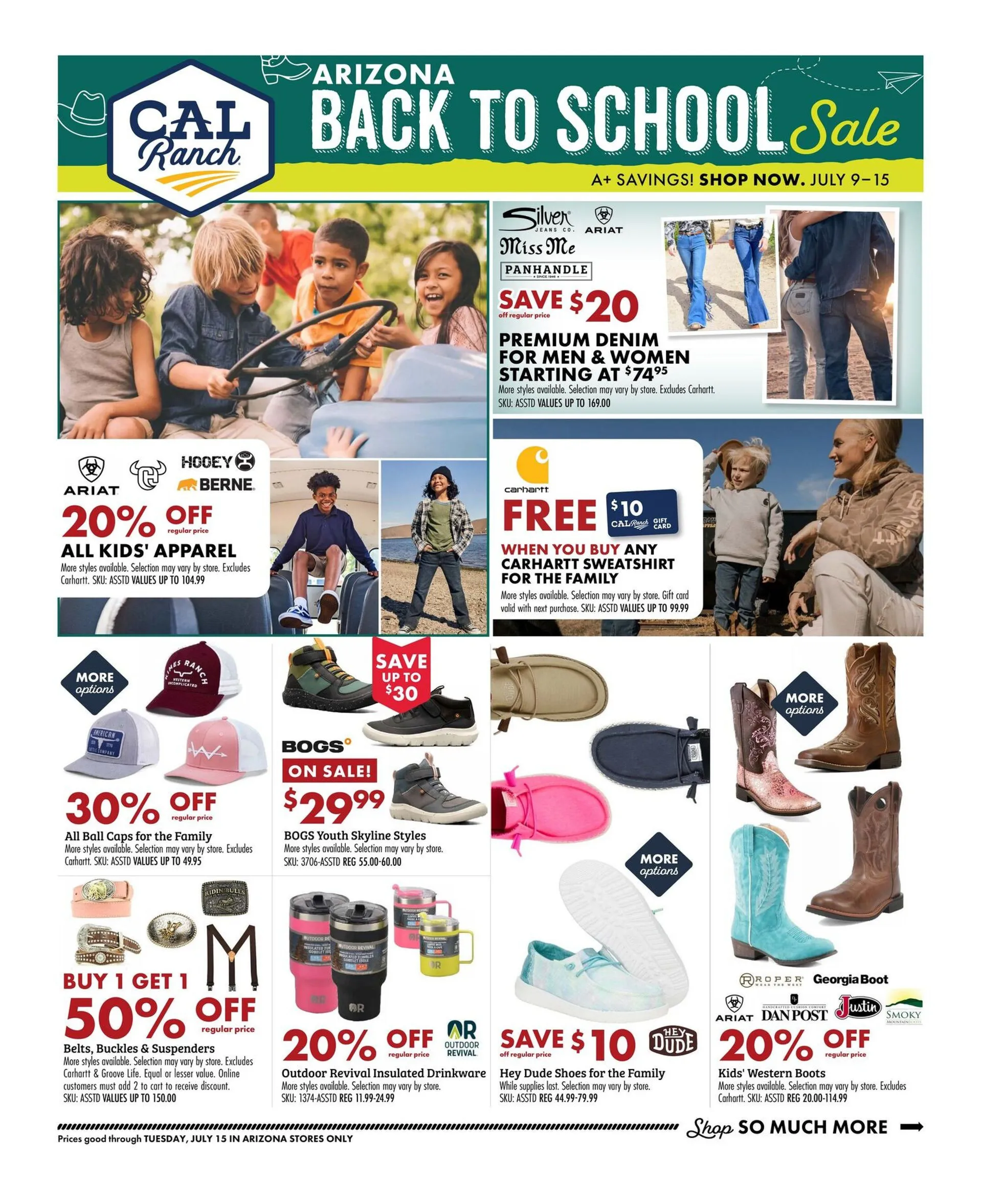 Weekly ad  C-A-L Ranch Stores Sales from July 9 to July 15 2025 - Page 1