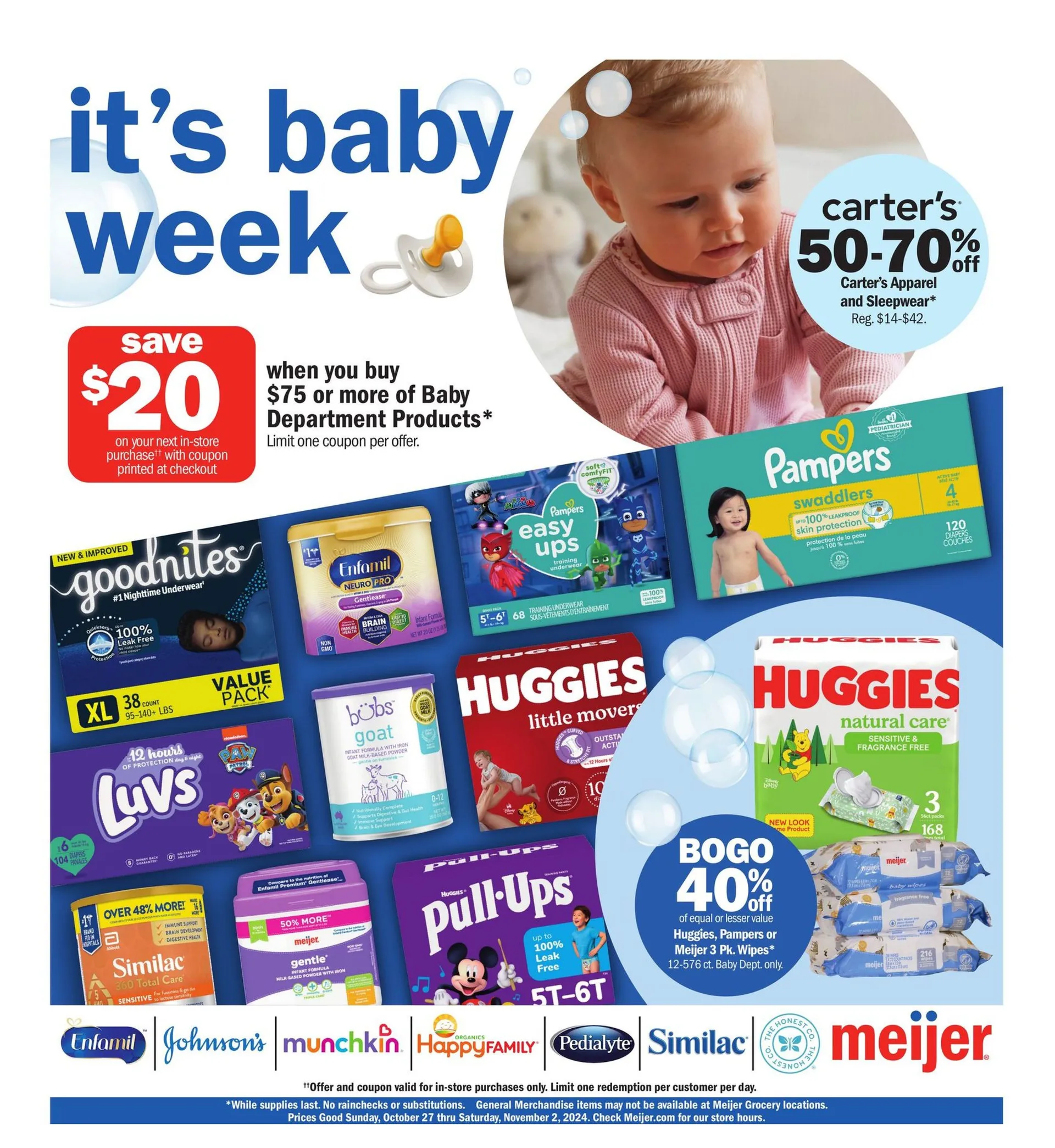 Weekly ad Meijer Weekly Ad from October 27 to November 2 2024 - Page 