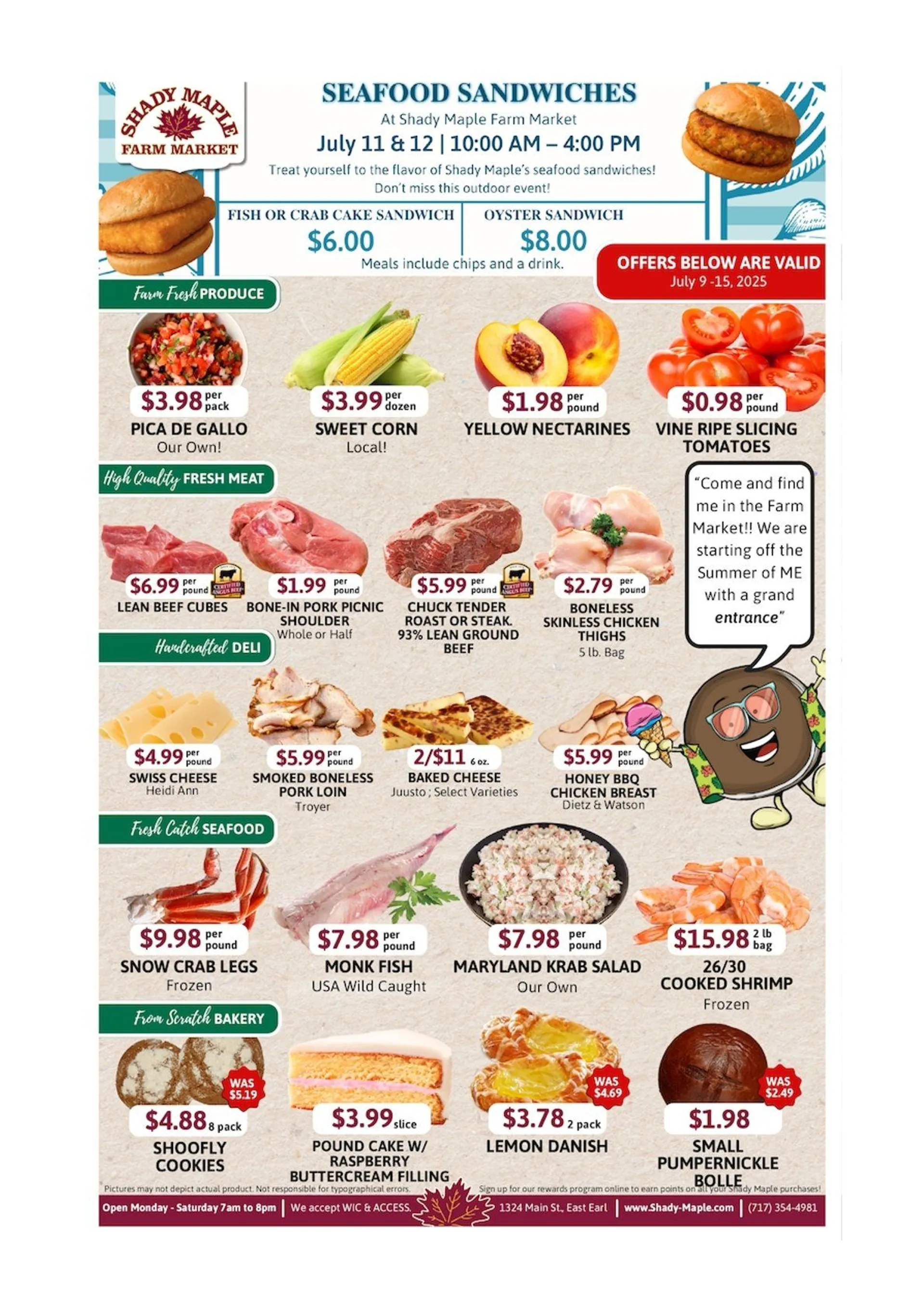 Weekly ad  Shady Maple Sales from July 9 to July 15 2025 - Page 1