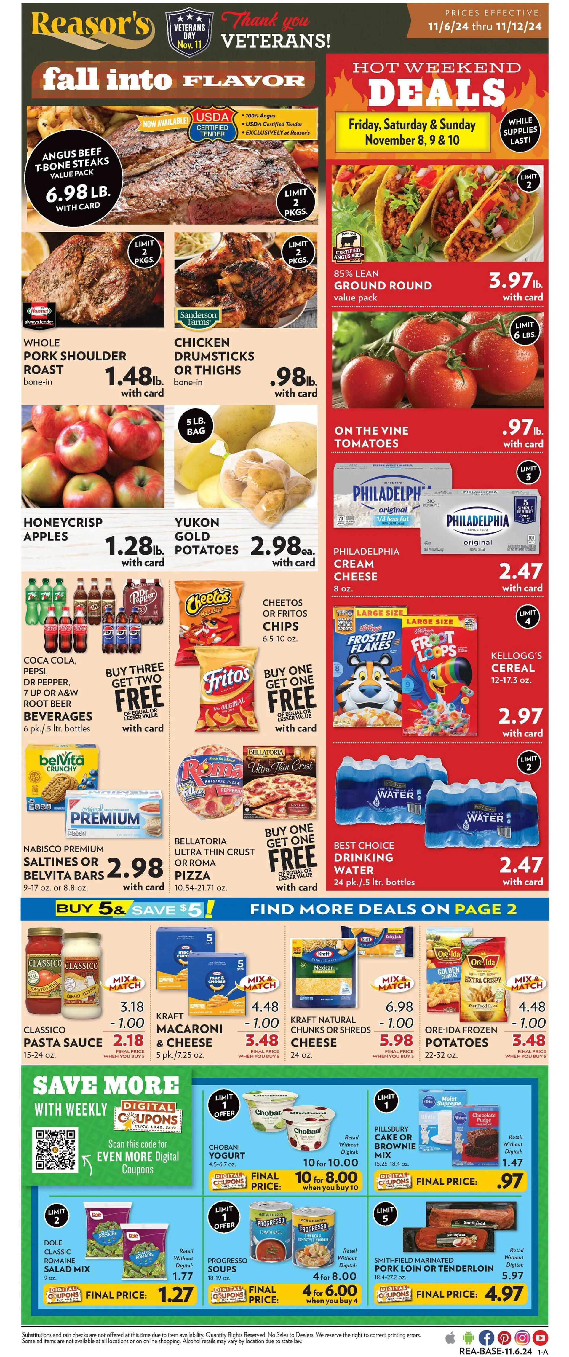 Weekly ad Reasor's Weekly Ad from November 6 to November 12 2024 - Page 