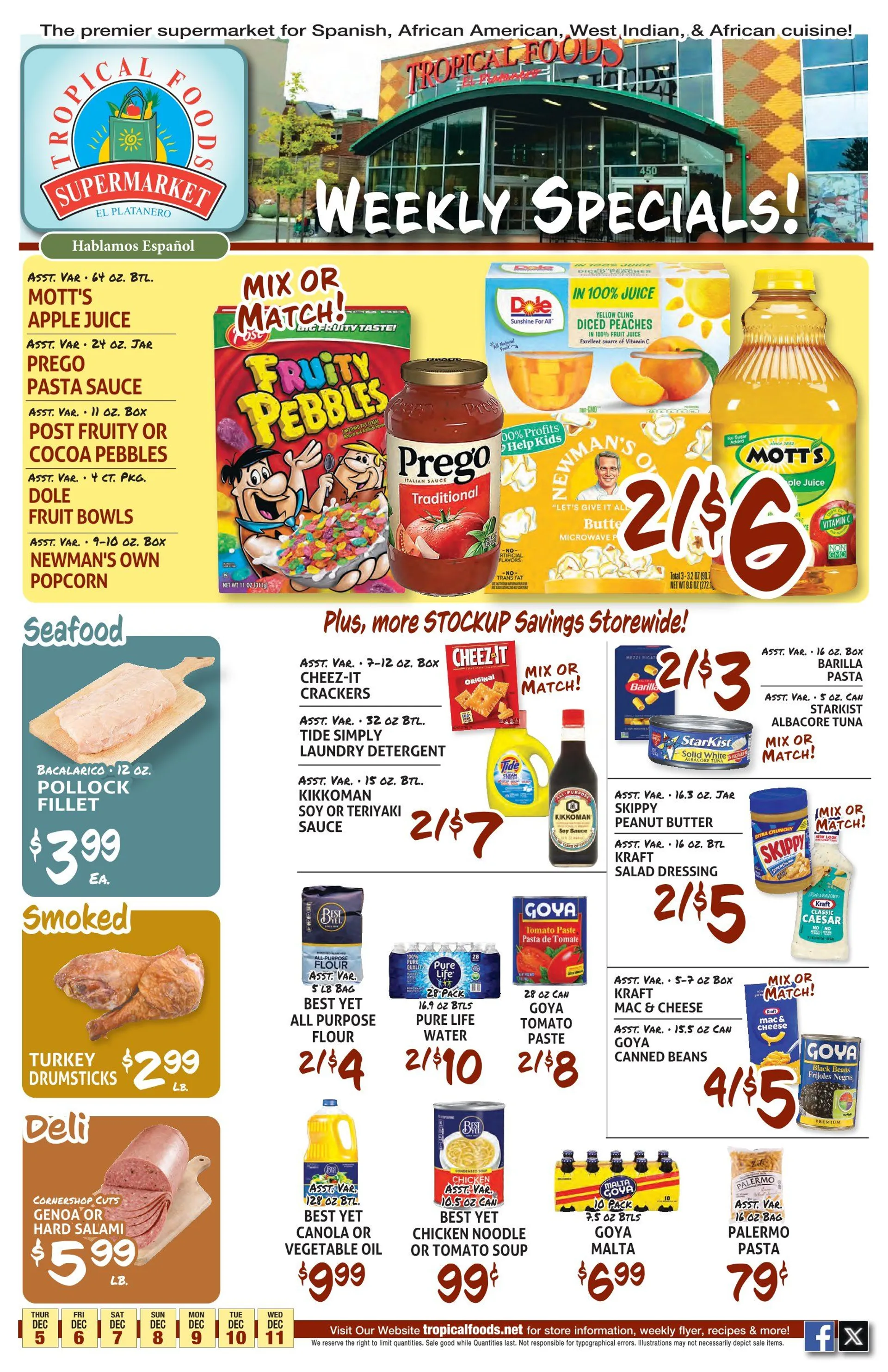 Weekly ad Tropical Foods Supermarket Weekly Ad from December 5 to December 11 2024 - Page 