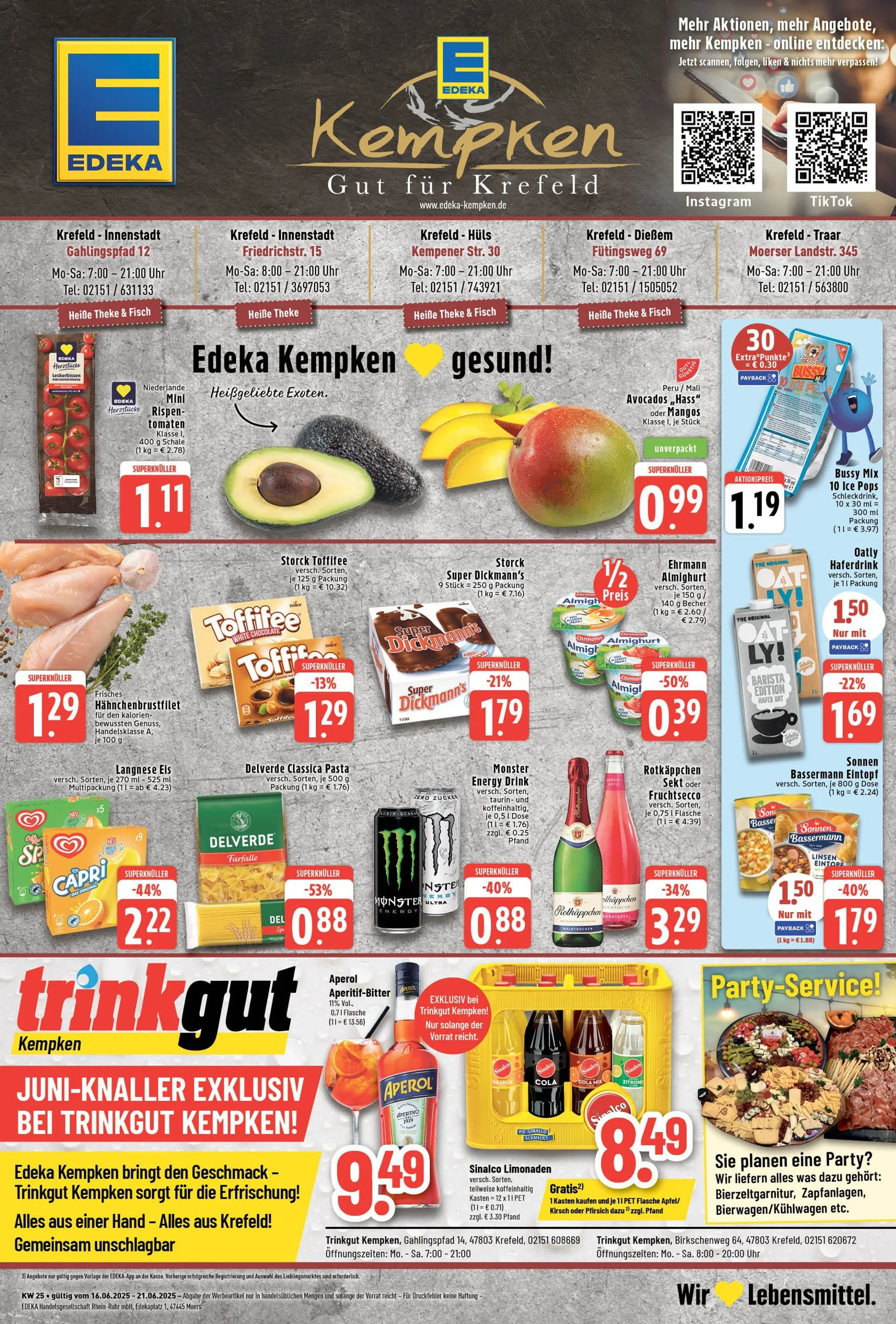 Edeka Prospekt von 17. Juni bis 21. Juni 2025 - Prospekt seite 
