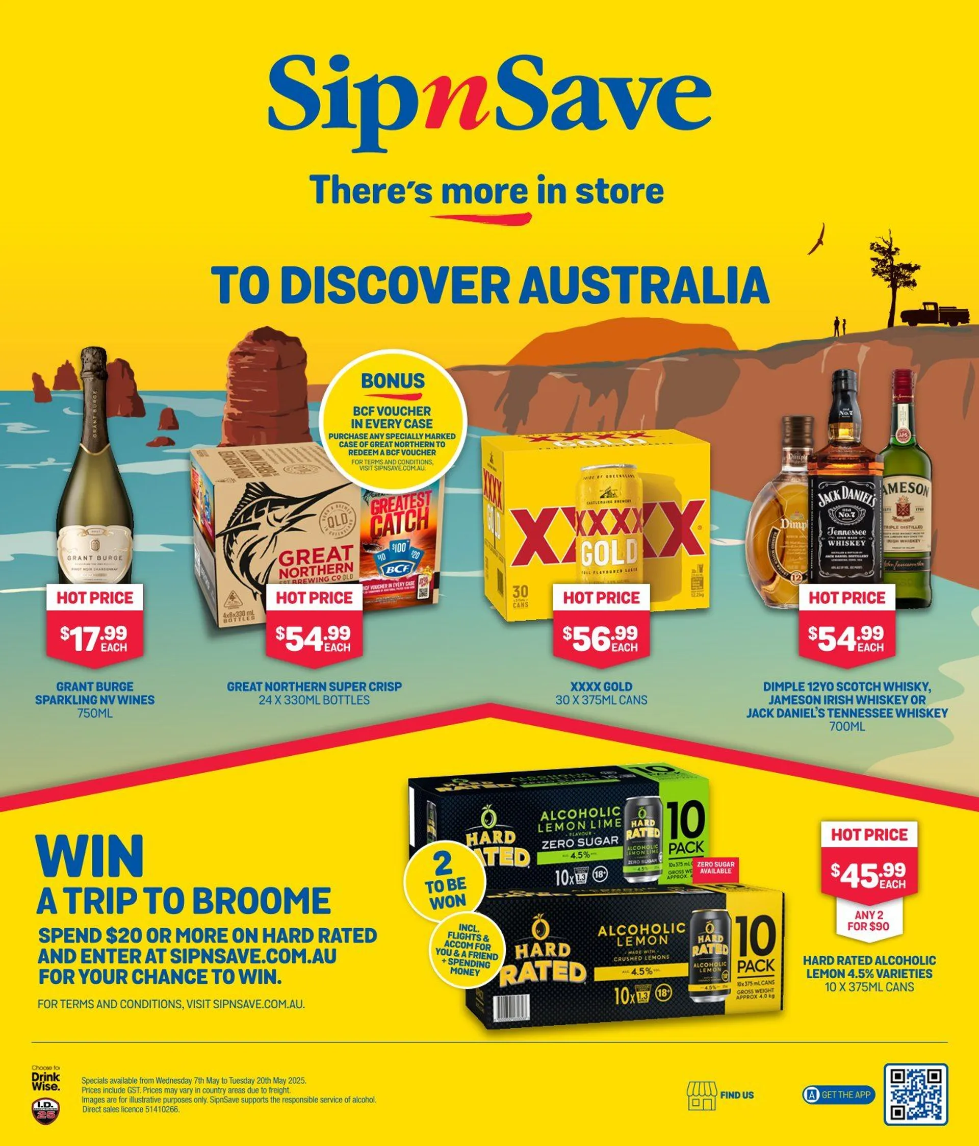  SipnSave catalogues  - Catalogue valid from 8 May to 20 May 2025 - page 1