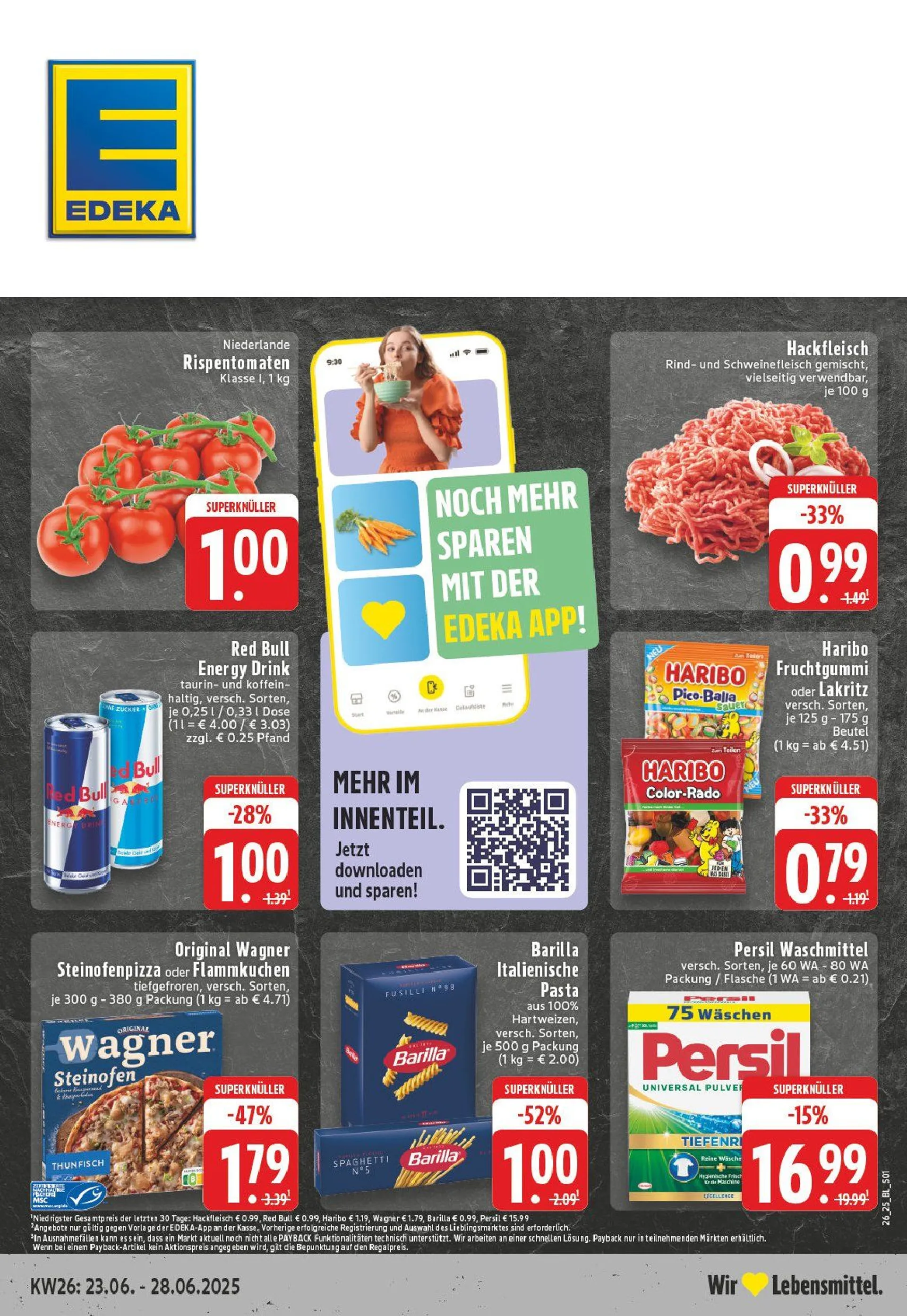 Edeka Prospekt von 22. Juni bis 28. Juni 2025 - Prospekt seite 