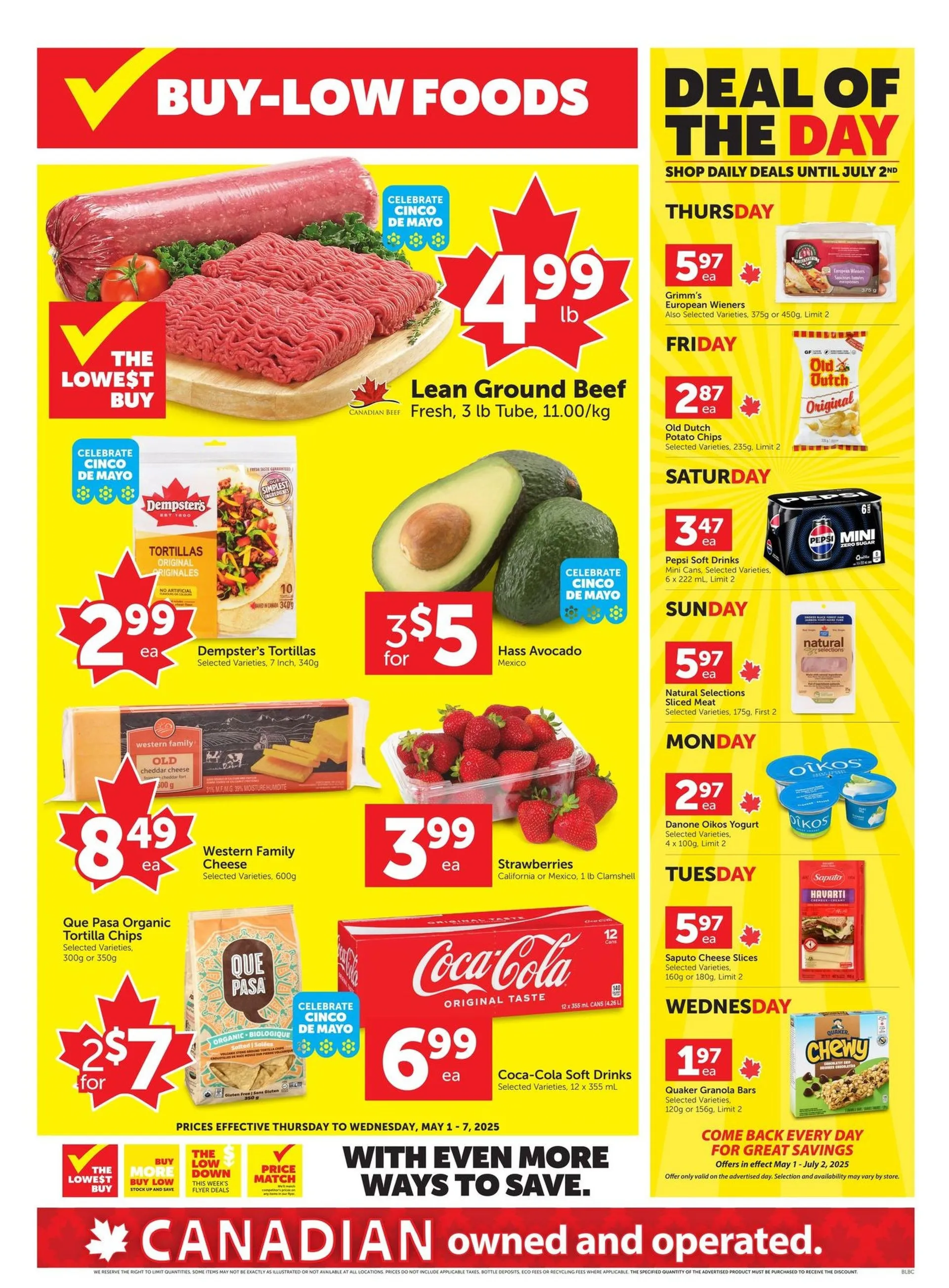 Buy-Low Foods Sales from May 1 to May 7 2025 - flyer page 