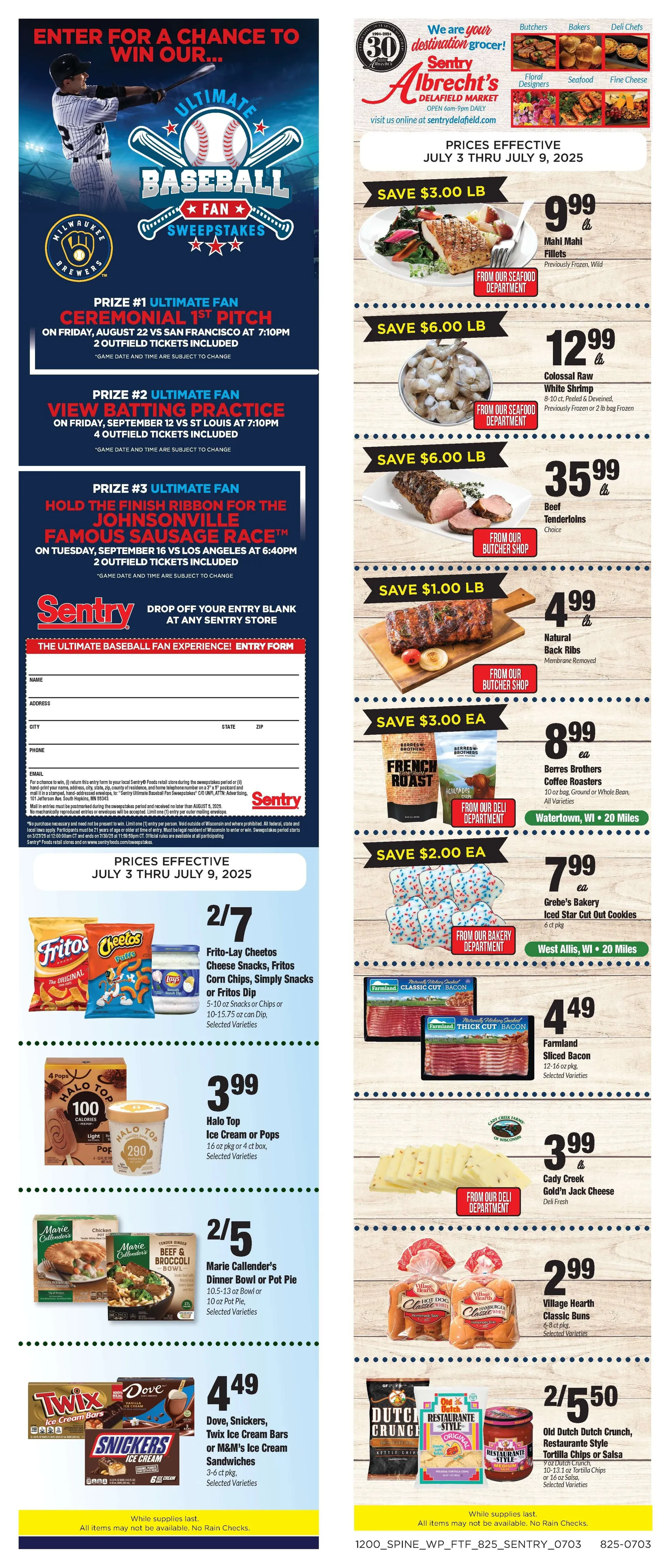 Weekly ad Sentry Foods Sales from July 3 to July 9 2025 - Page 