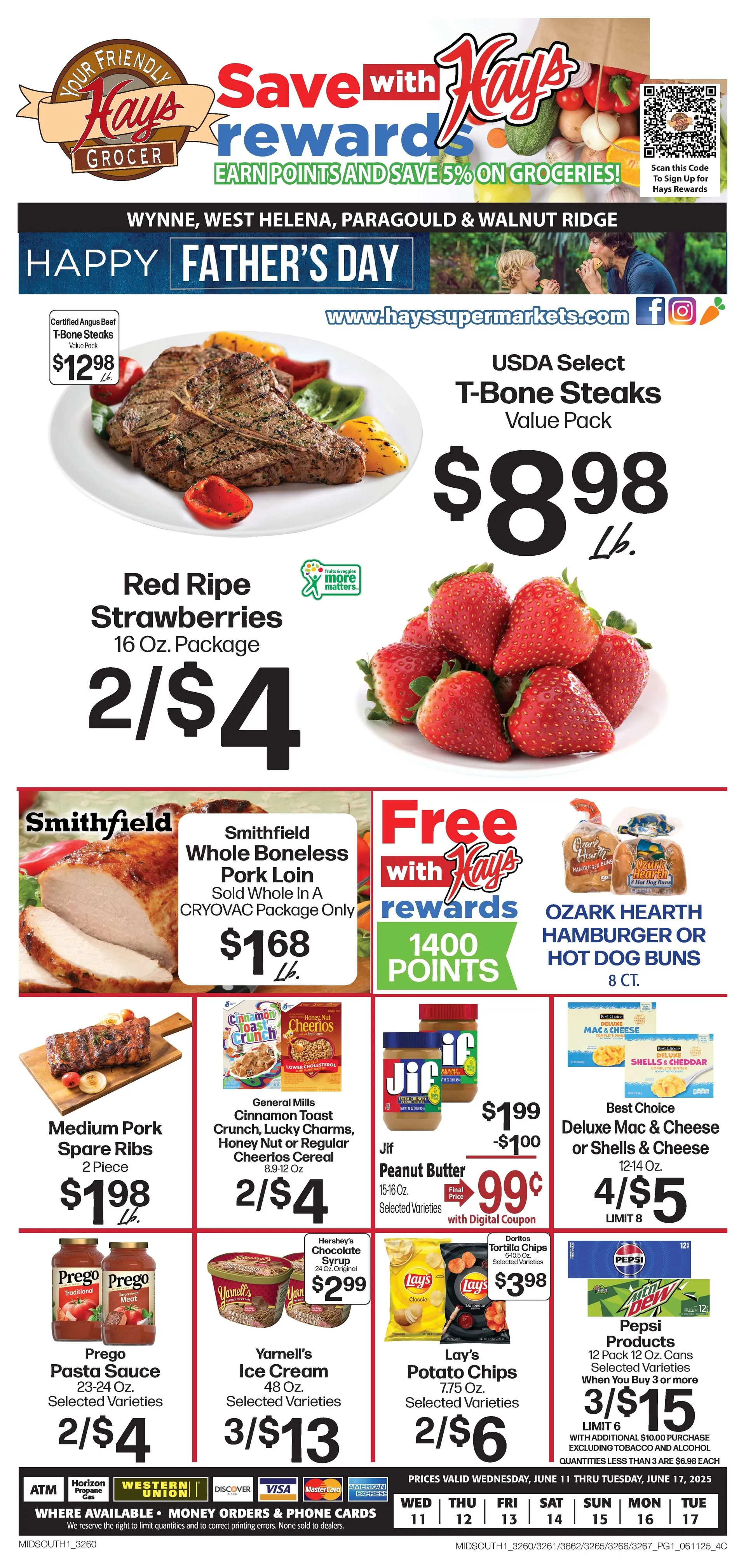 Weekly ad Hays Supermarket weekly ads from June 11 to June 17 2025 - Page 1
