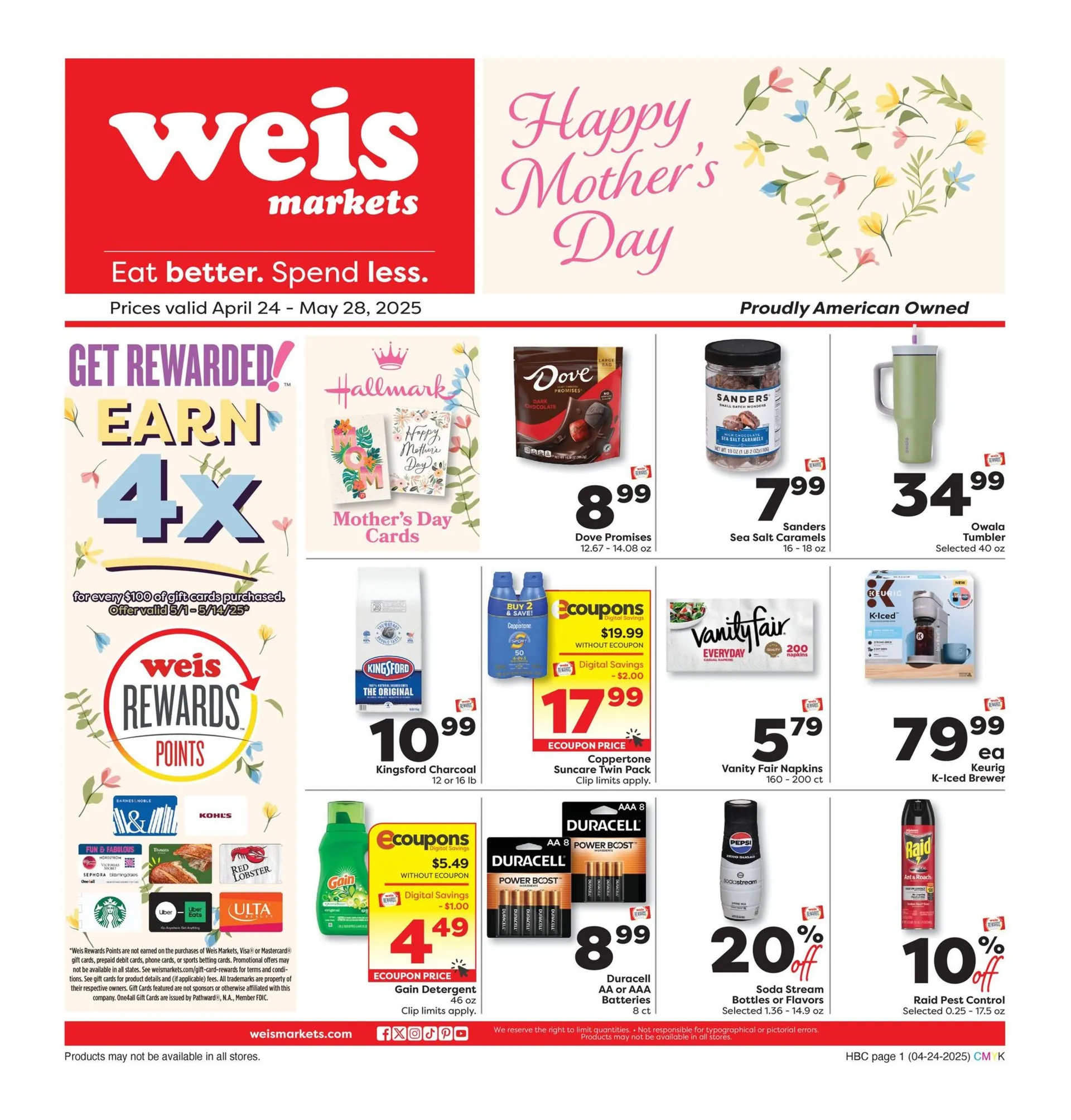 Weekly ad Weis Deals from April 30 to May 28 2025 - Page 
