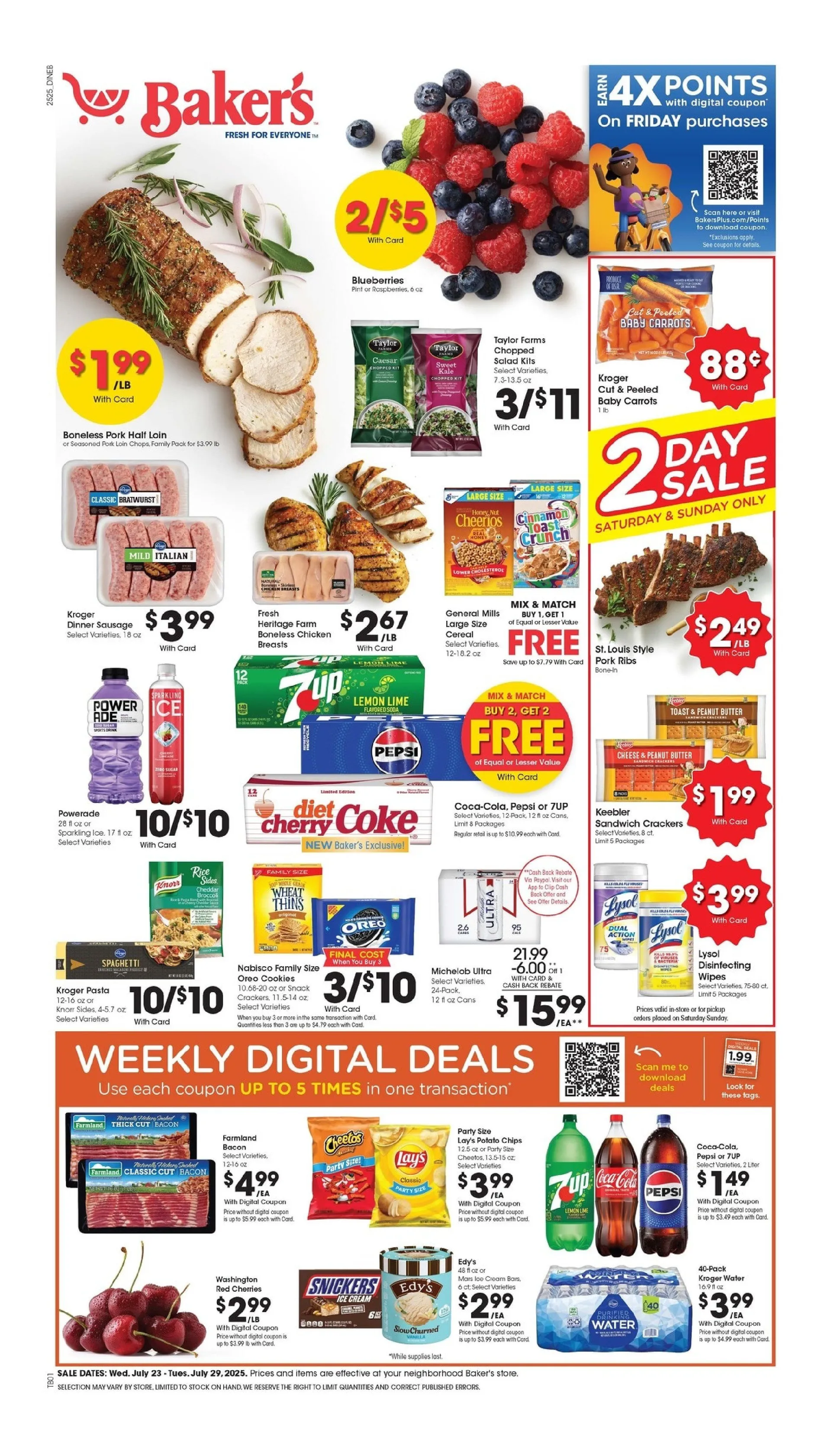 Weekly ad Baker's Sales from July 22 to July 29 2025 - Page 1