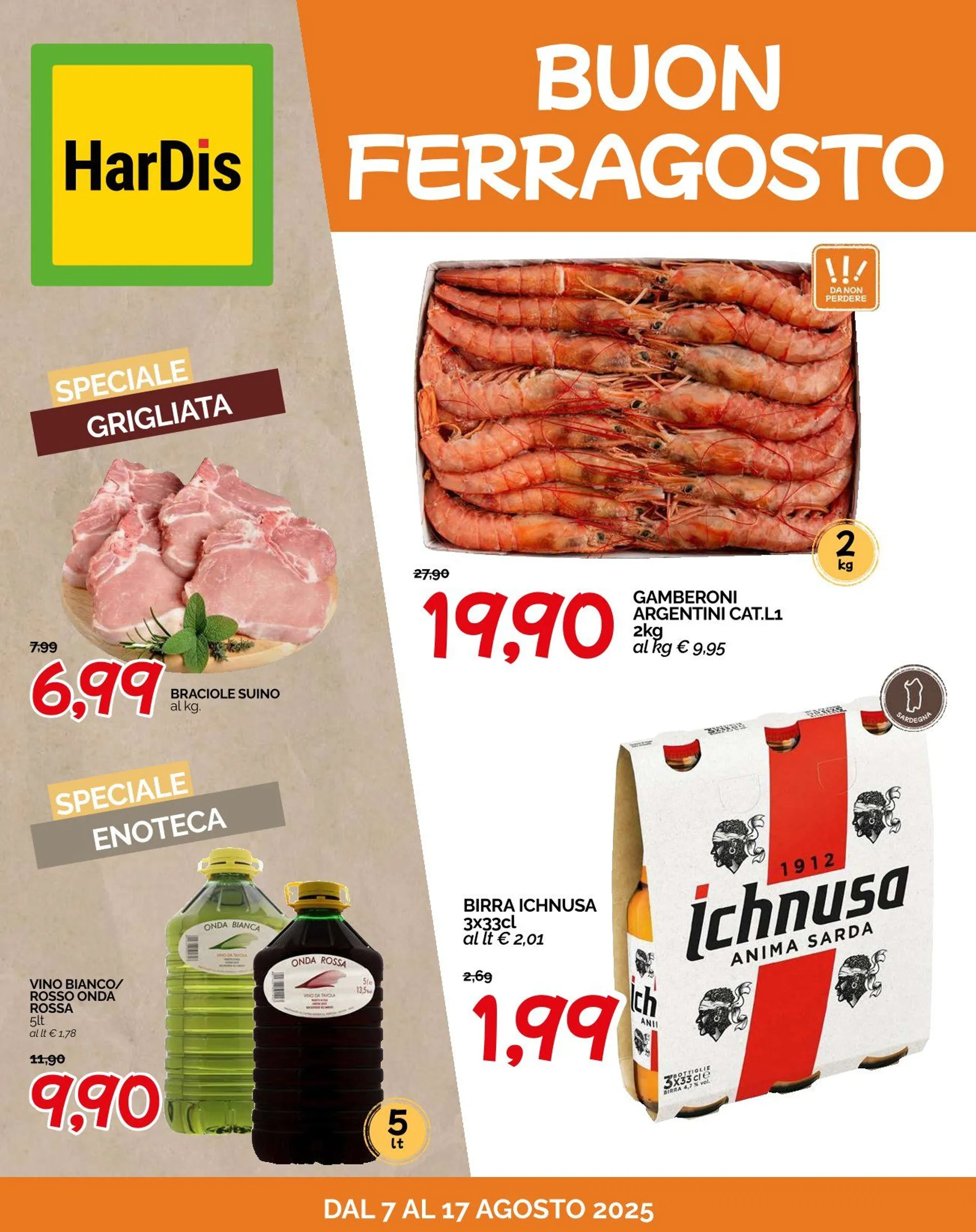 Volantini HarDis da 7 agosto a 17 agosto di 2025 - Pagina del volantino 1