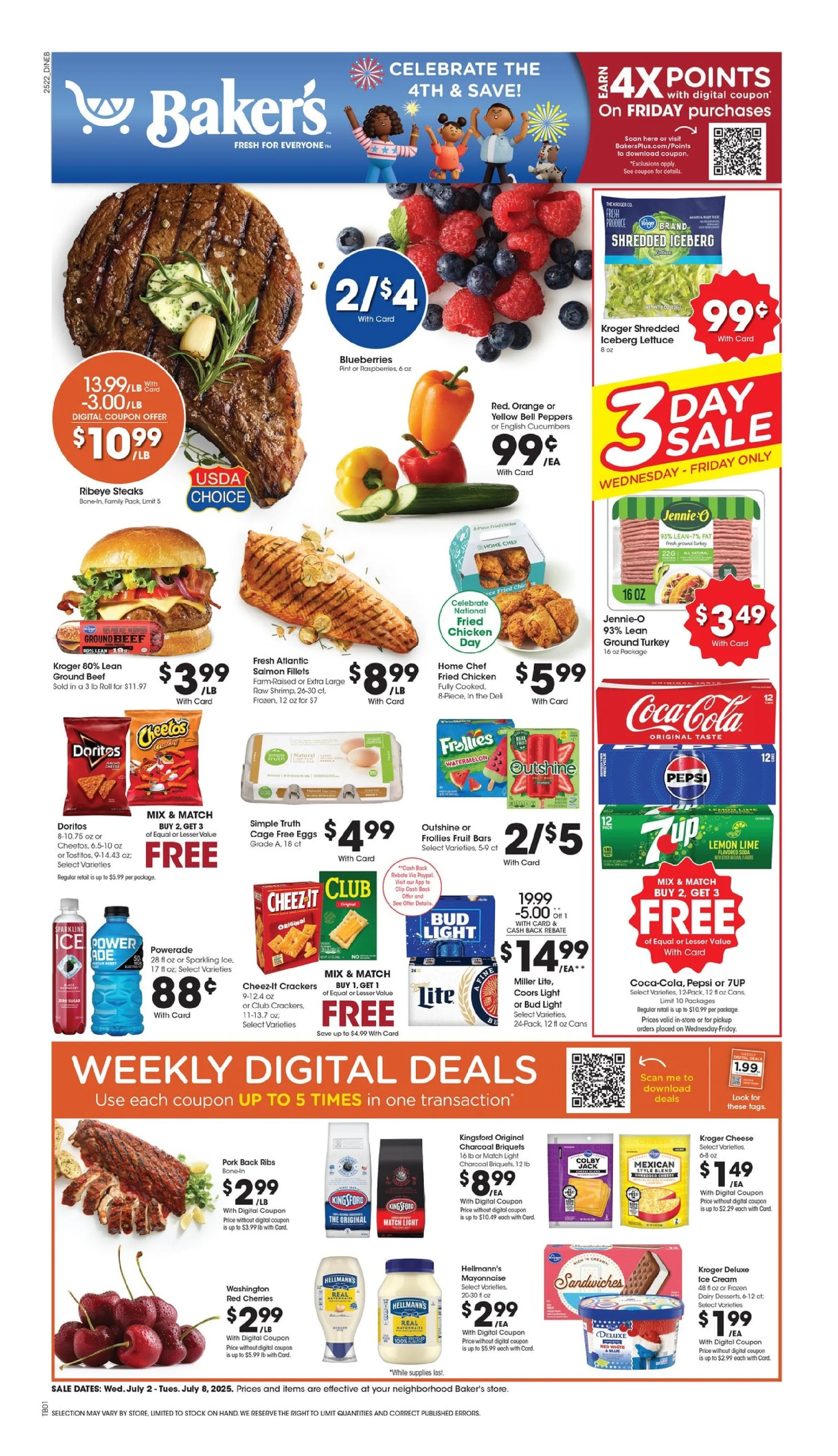 Weekly ad  Baker's Sales from July 2 to July 8 2025 - Page 1