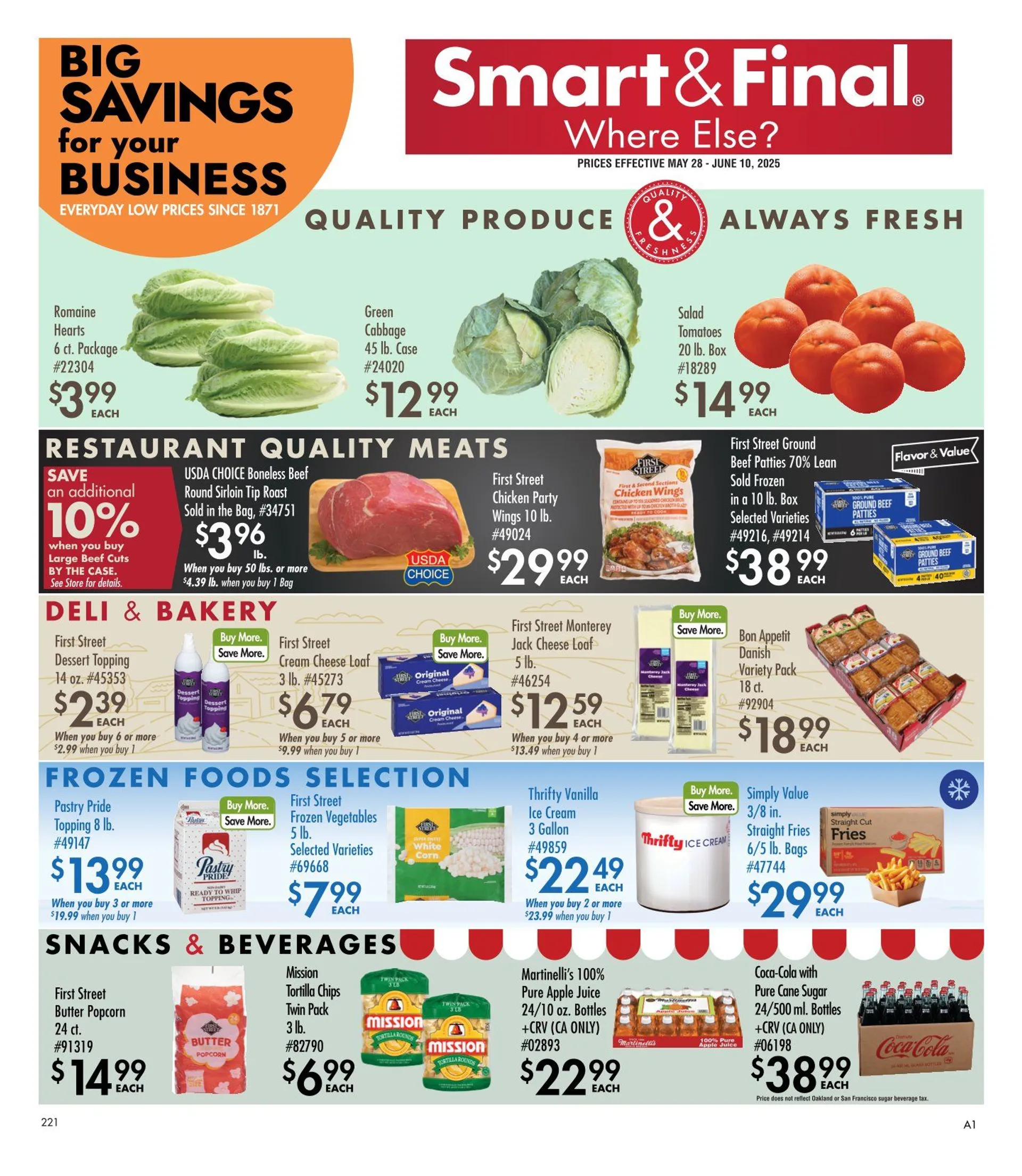 Weekly ad Smart and Final Sales from May 27 to June 3 2025 - Page 1