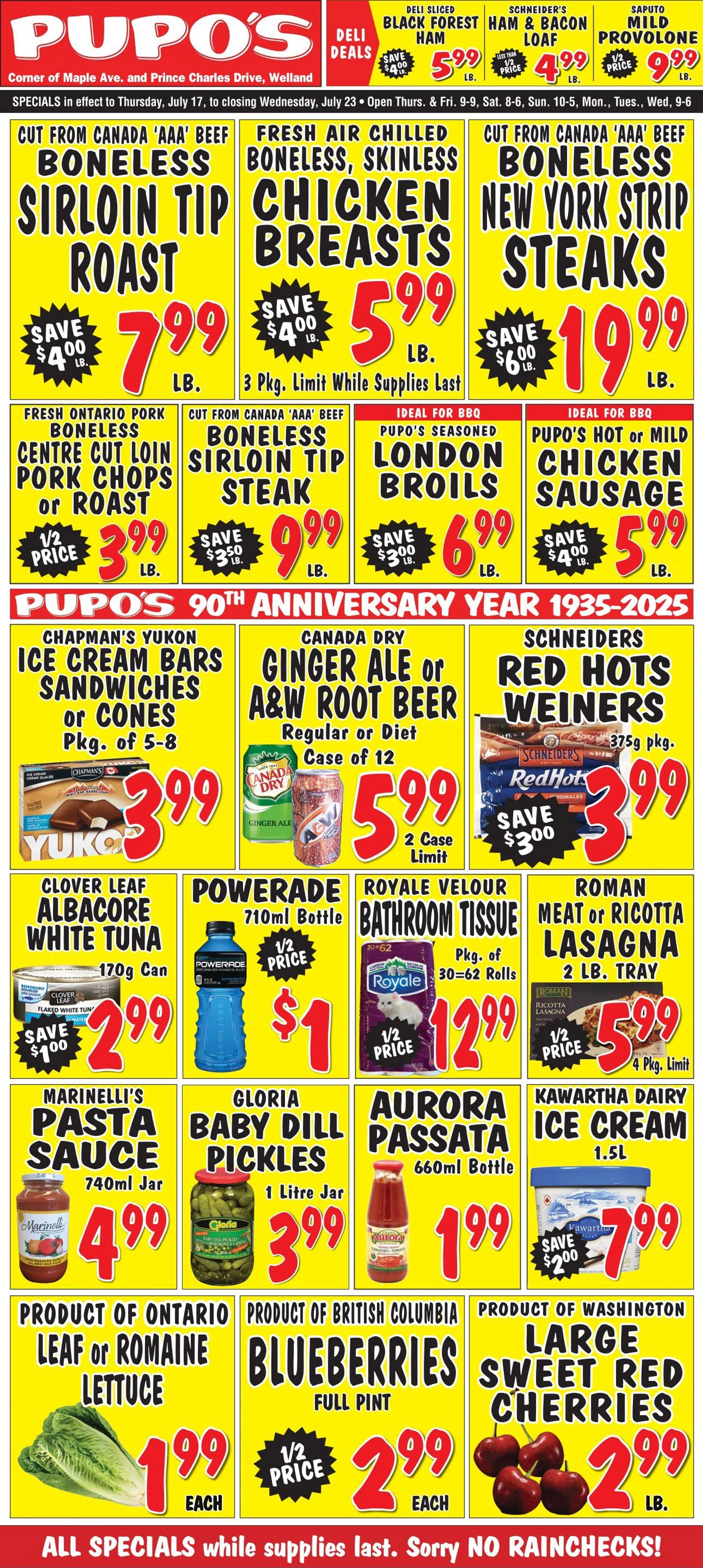 Pupo's Food Market Sales from July 17 to July 23 2025 - flyer page 