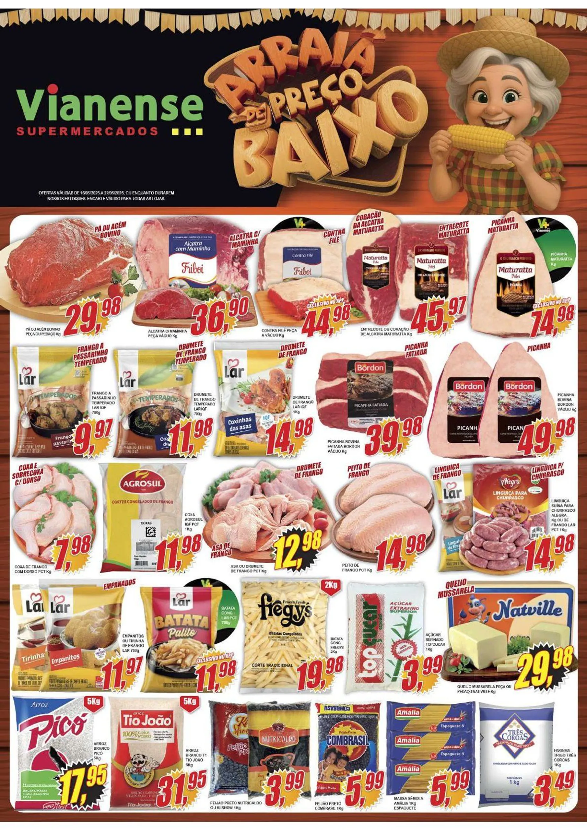 Encarte de Vianense Supermercados Ofertas 16 de maio até 22 de maio 2025 - Pagina 