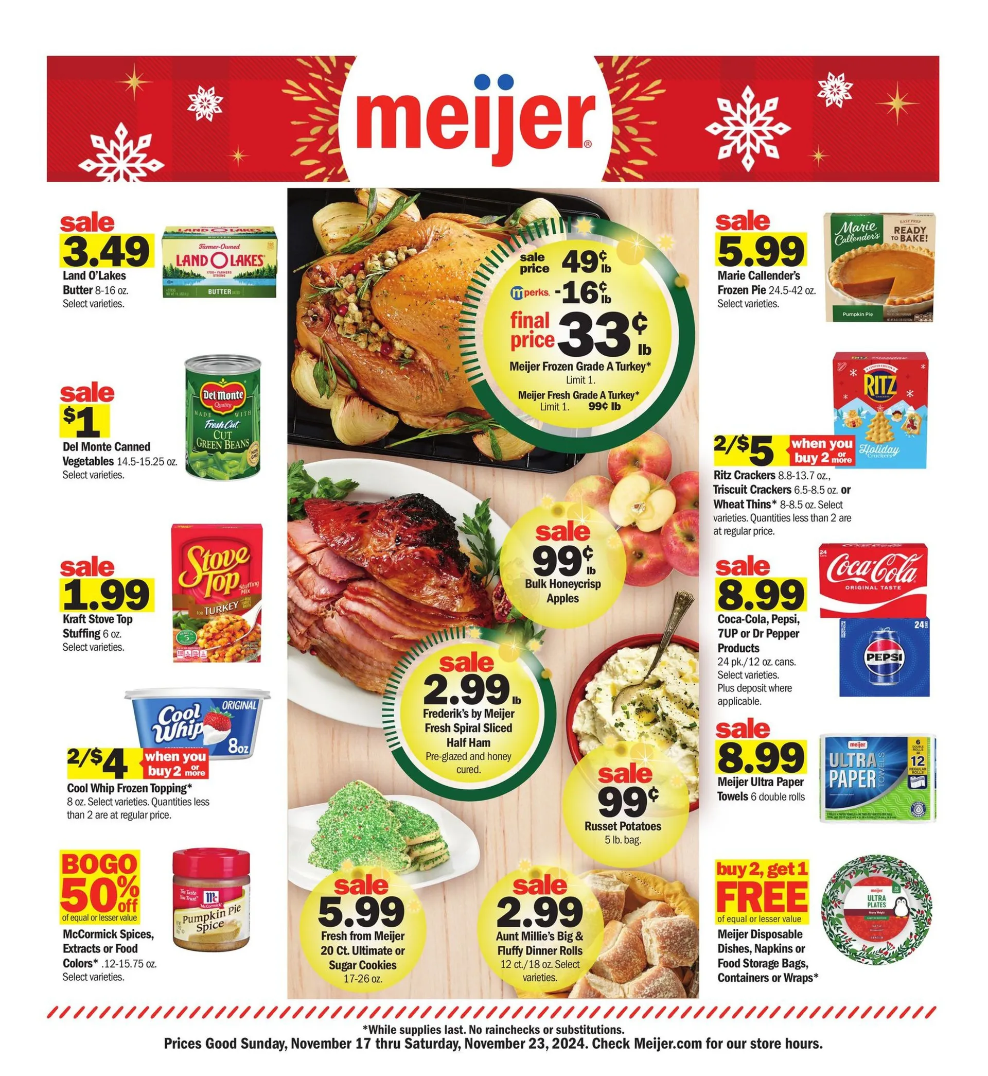 Weekly ad Meijer Weekly Ad from November 17 to November 23 2024 - Page 