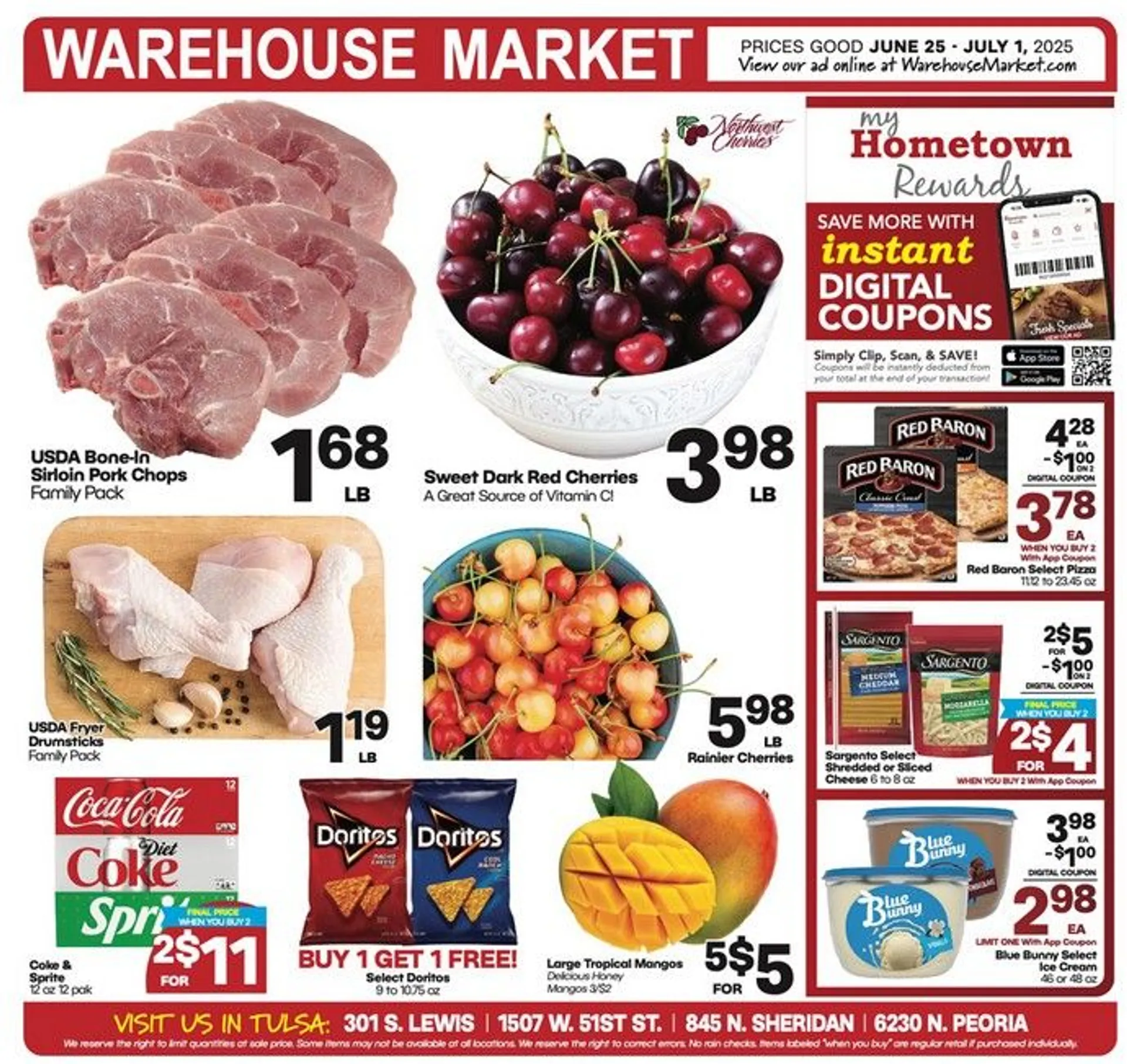 Weekly ad  Warehouse Market weekly ads from June 25 to July 1 2025 - Page 1