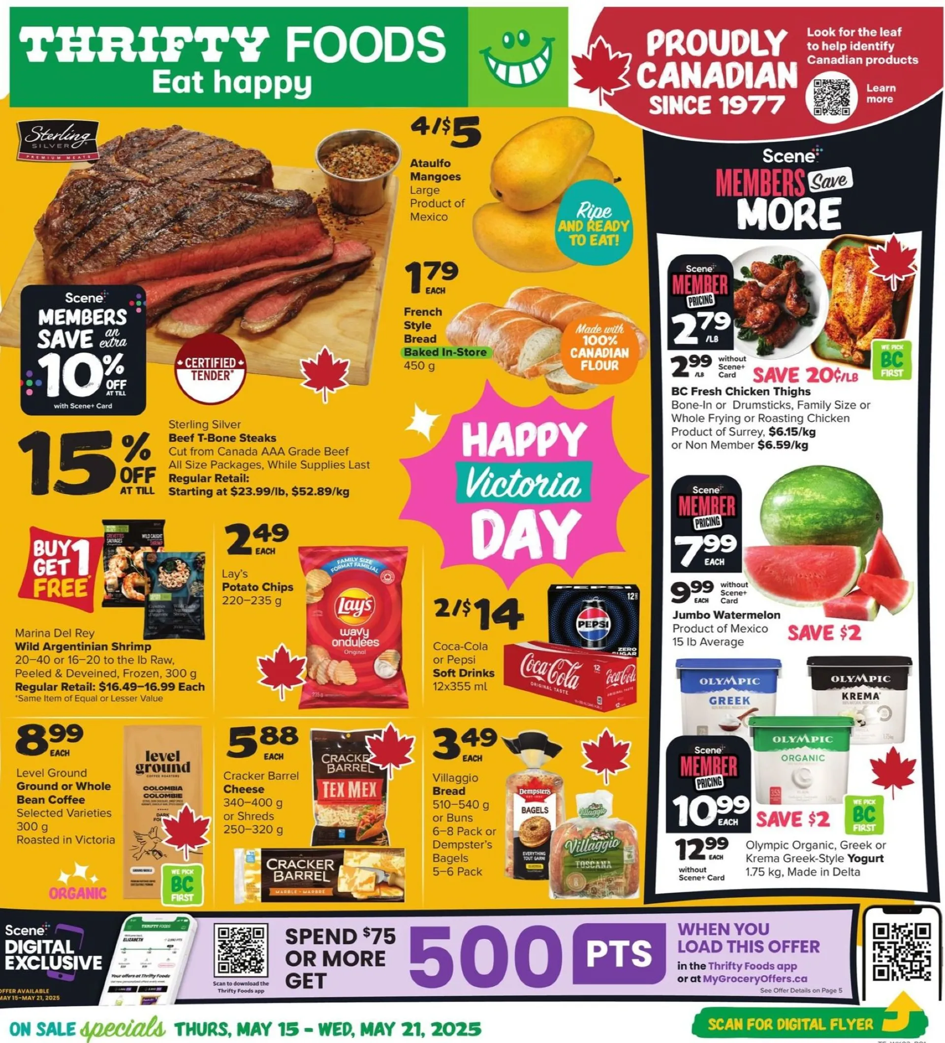 Thrifty Foods Deals from May 15 to May 22 2025 - flyer page 