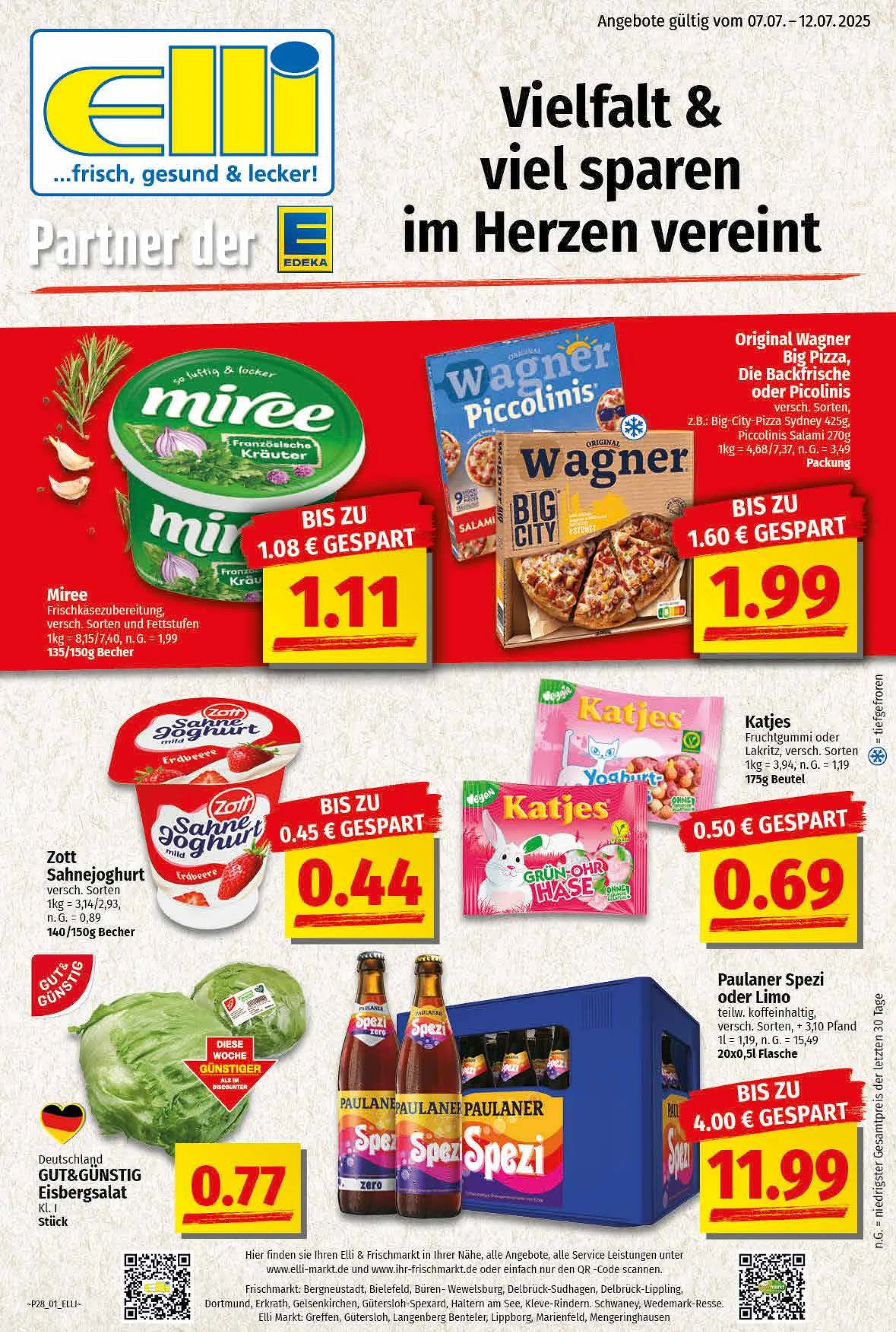  Elli Markt Prospekte von 7. Juli bis 12. Juli 2025 - Prospekt seite 1