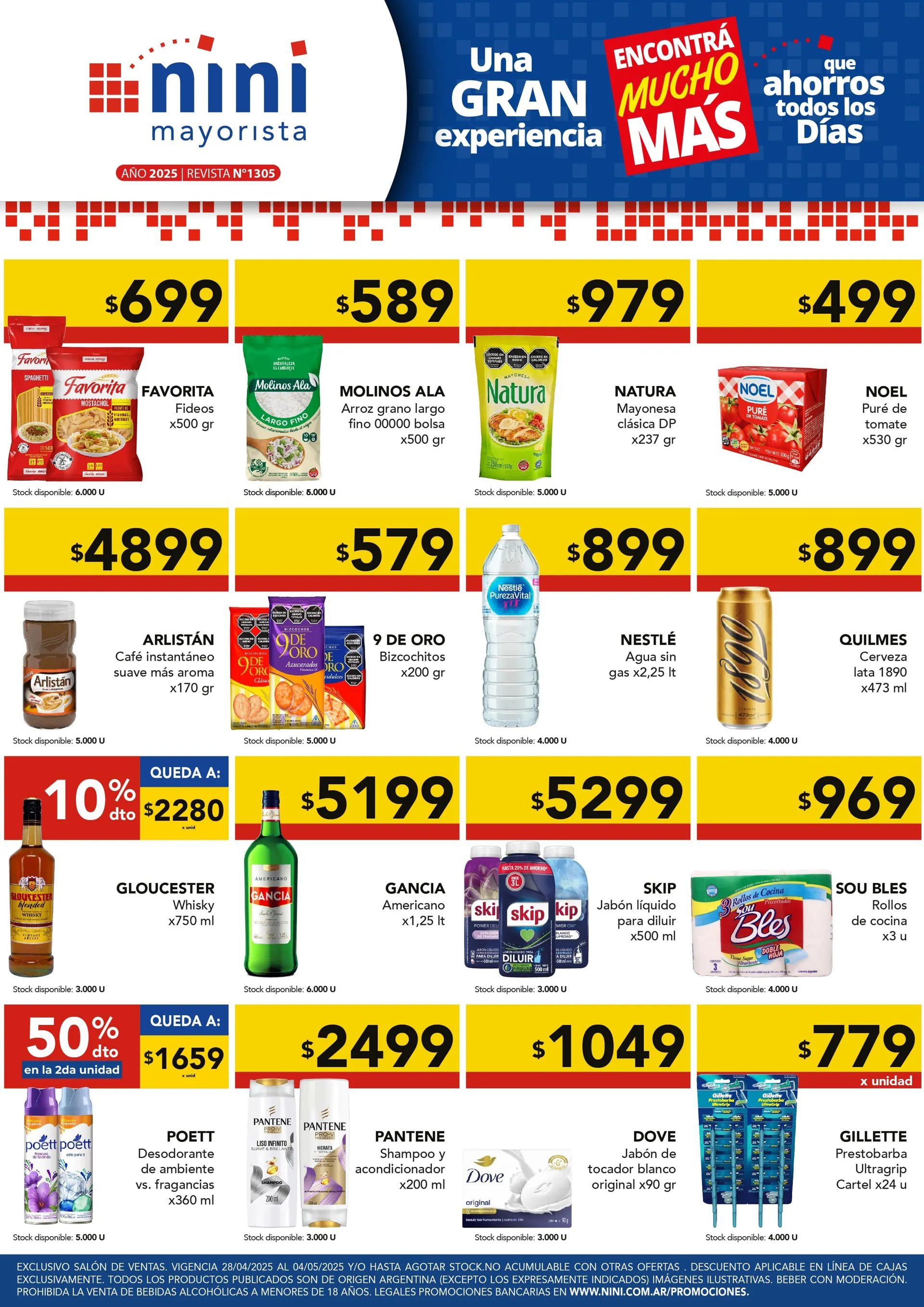 Ofertas de Nini Mayorista ofertas 28 de abril al 5 de mayo 2025 - Página  del catálogo