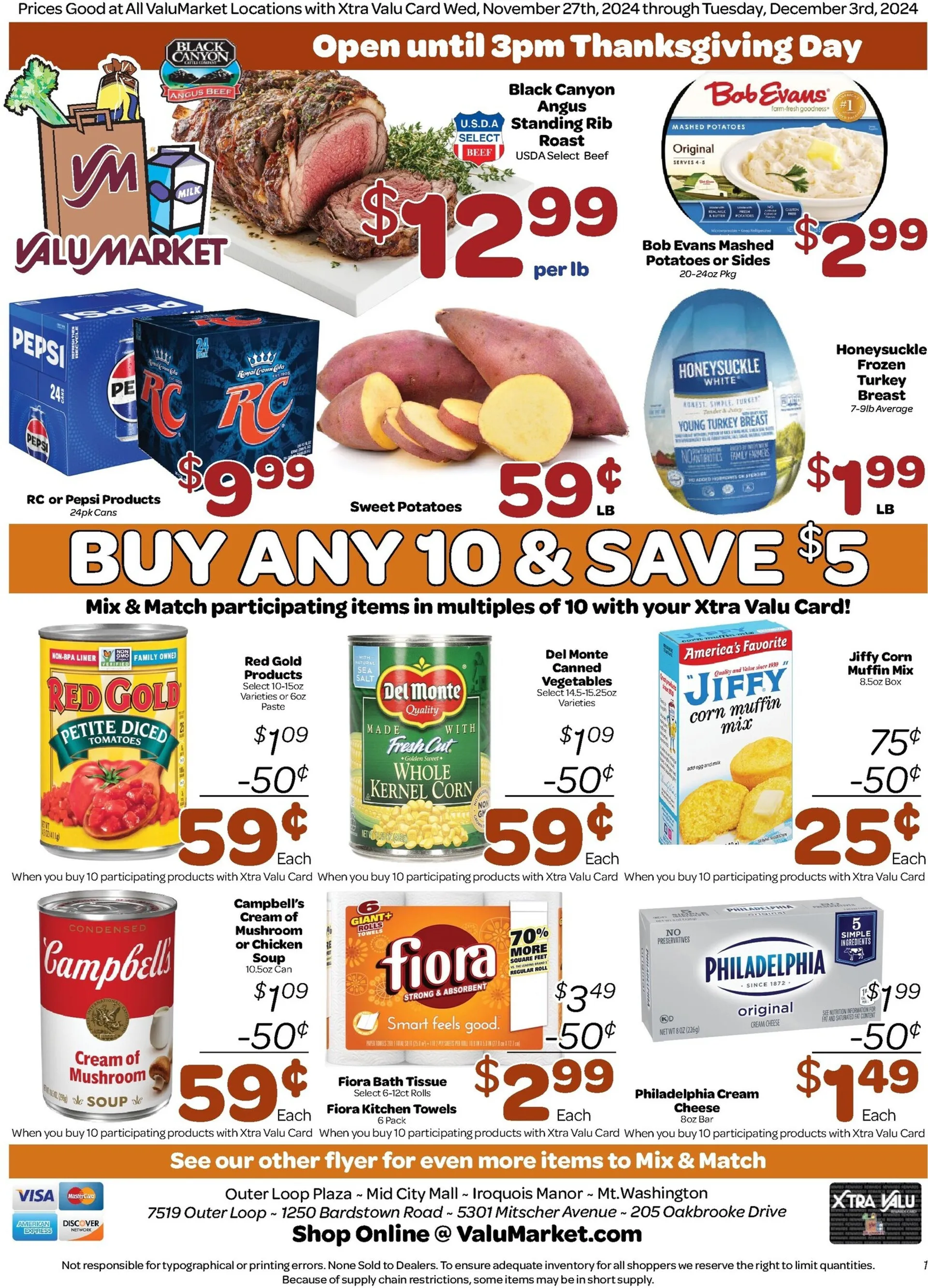 Weekly ad ValuMarket Deals from November 27 to December 3 2024 - Page 