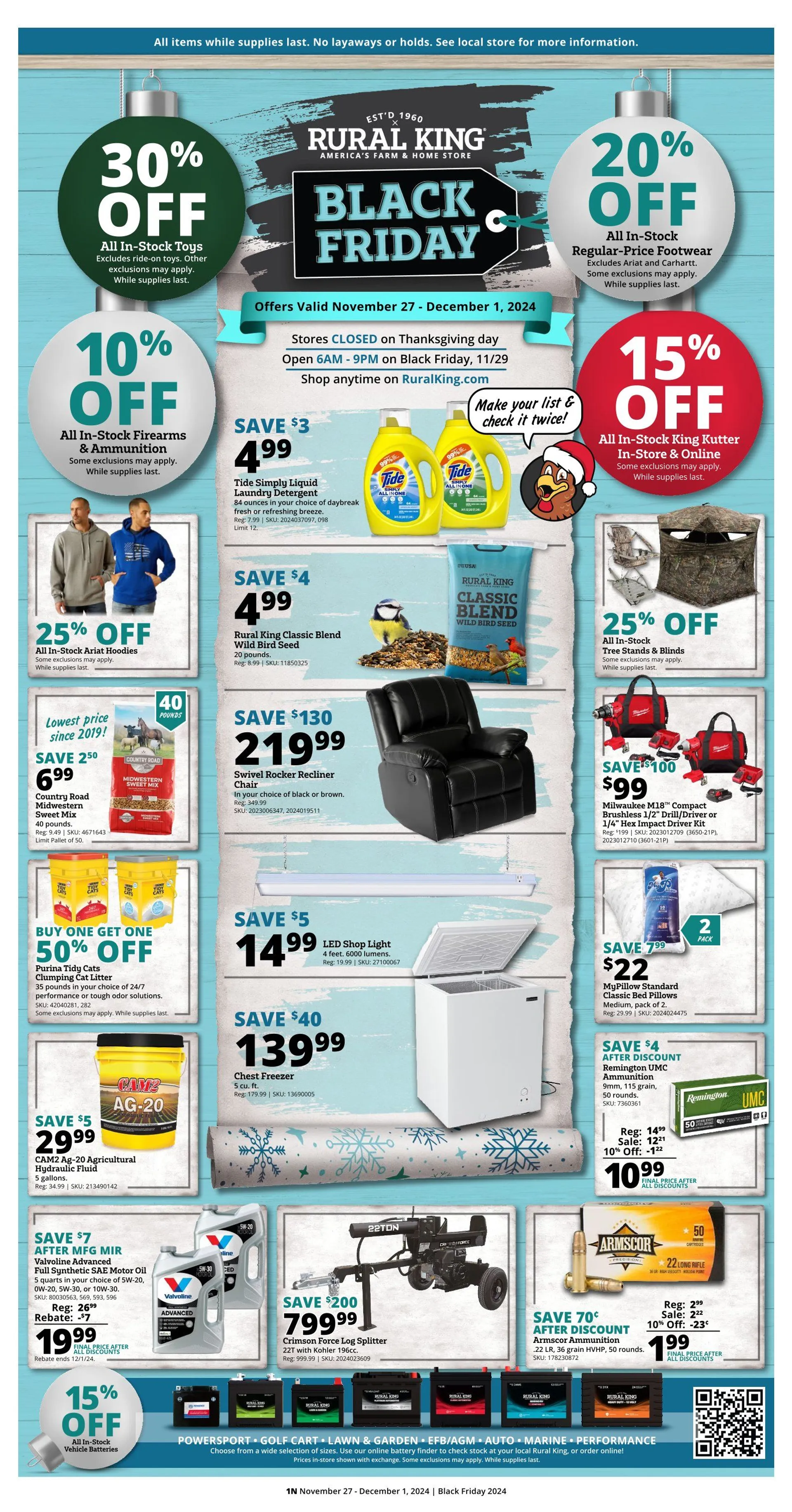 Weekly ad Rural King Deals from November 27 to December 1 2024 - Page 