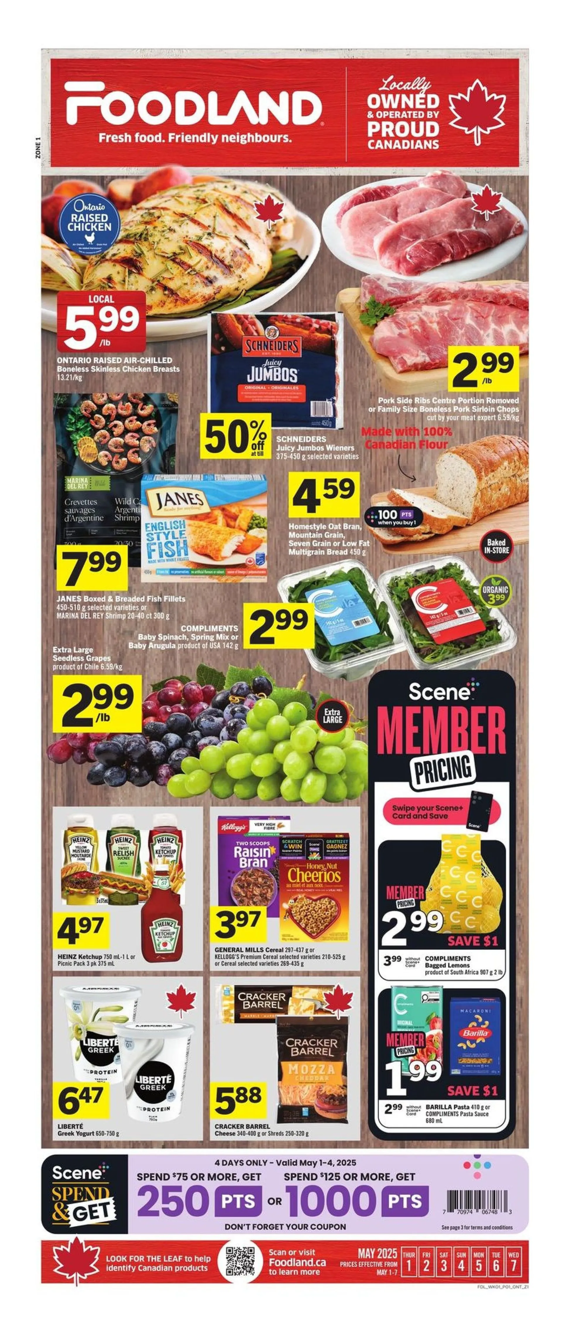 Foodland flyers  from May 1 to May 7 2025 - flyer page 