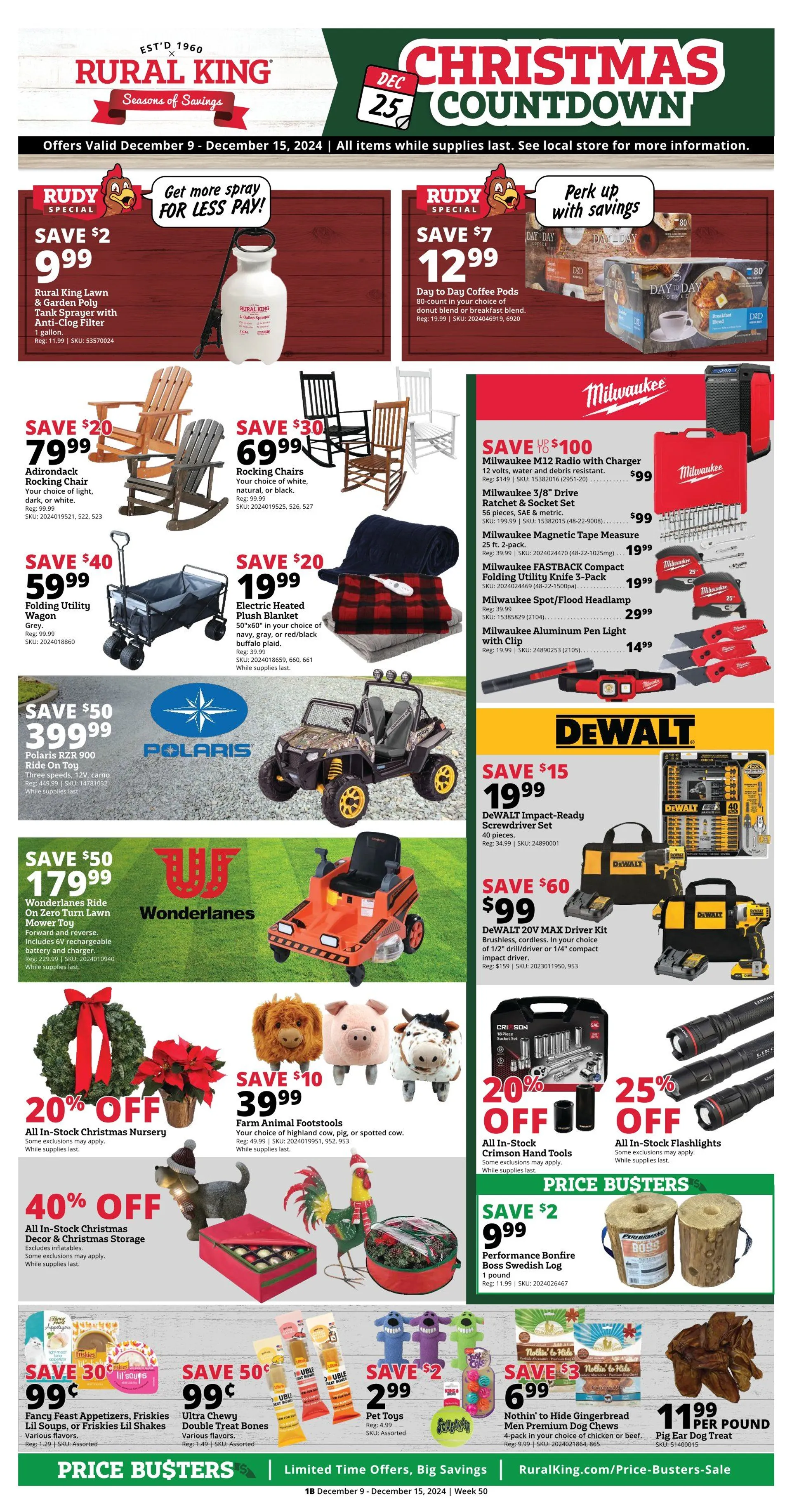 Weekly ad Rural King Deals from December 9 to December 15 2024 - Page 