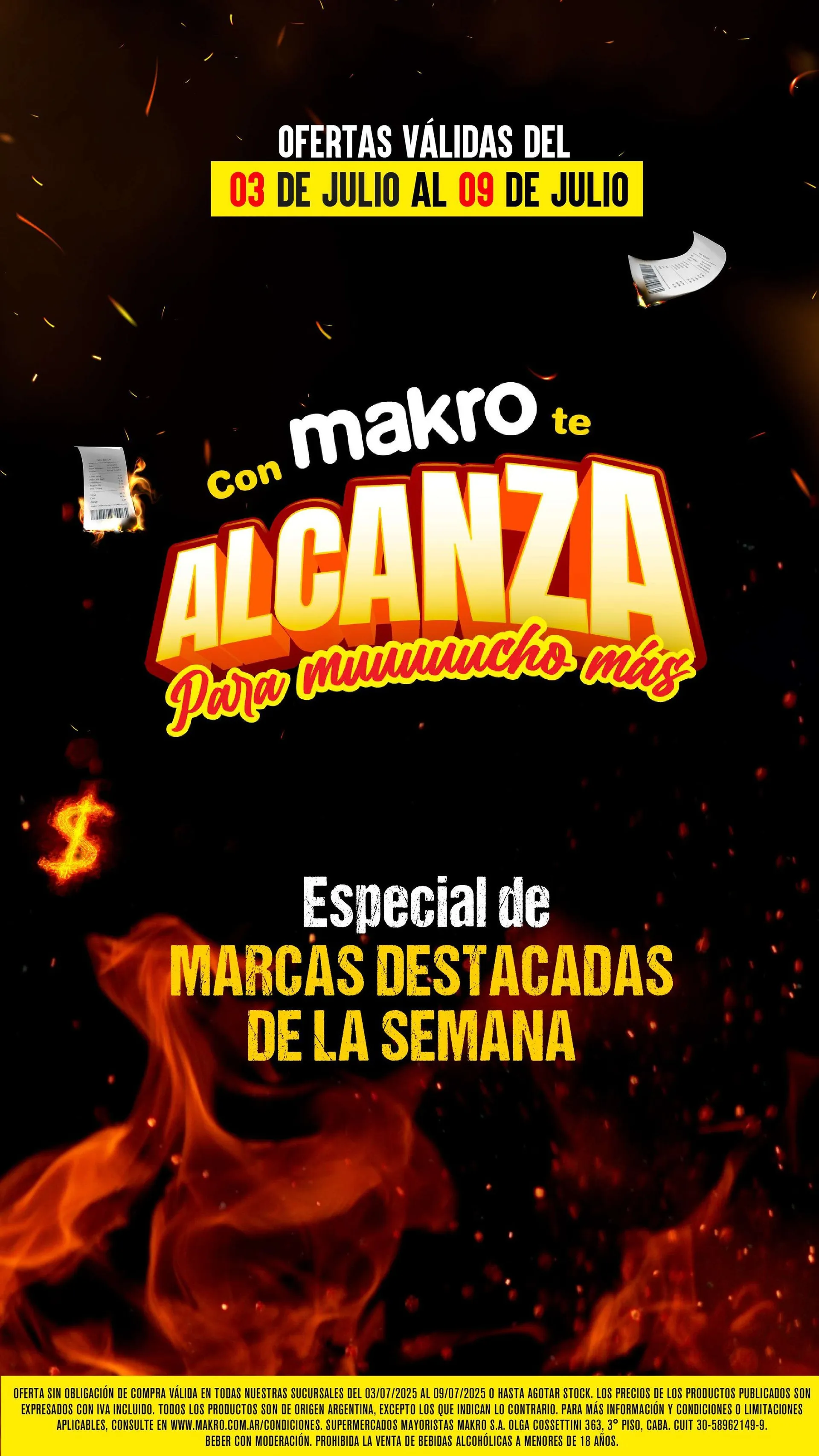 Ofertas de Ofertas Makro Sales 3 de julio al 9 de julio 2025 - Página 1 del catálogo