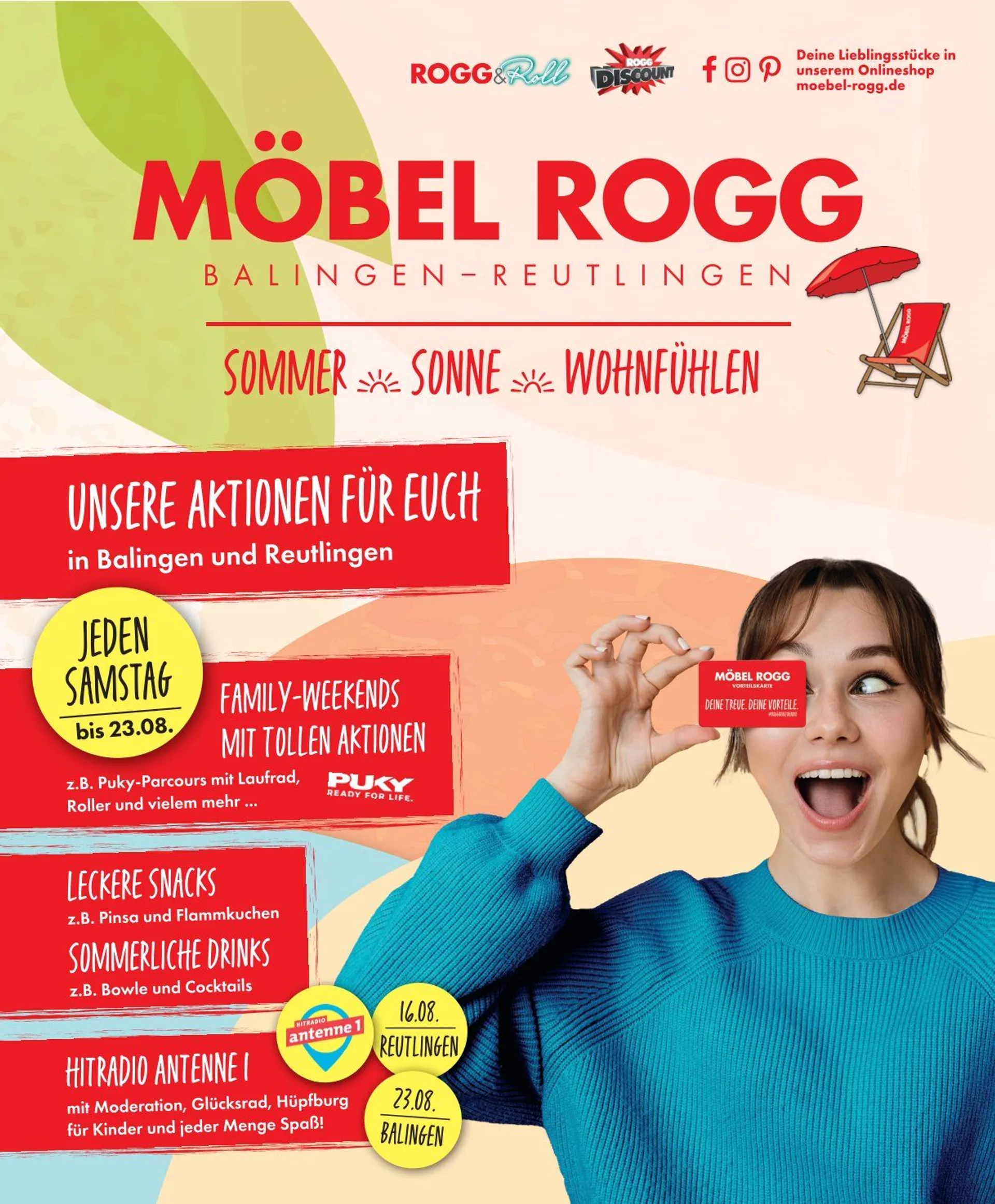 Möbel Rogg Angebote von 1. August bis 30. September 2025 - Prospekt seite 1