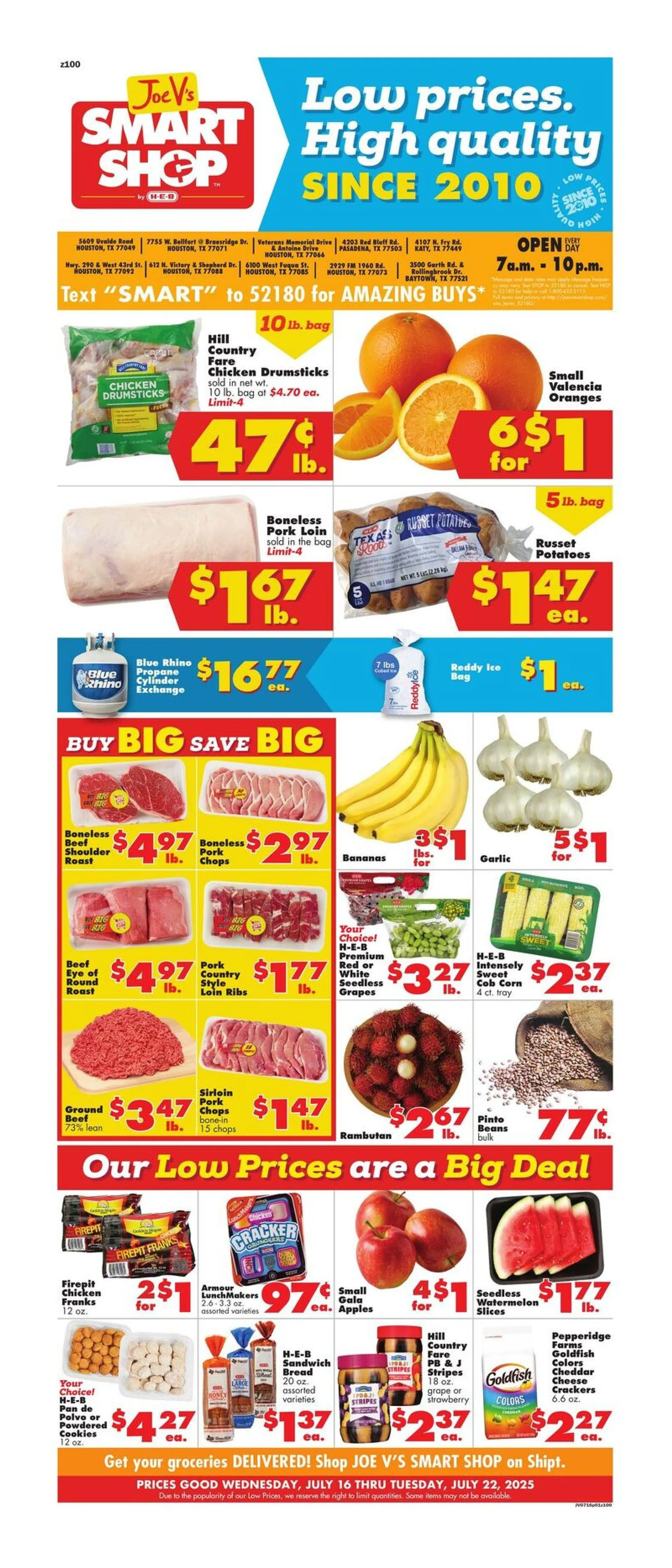 Weekly ad Joe V's Smart Shop weekly ads from July 16 to July 22 2025 - Page 1