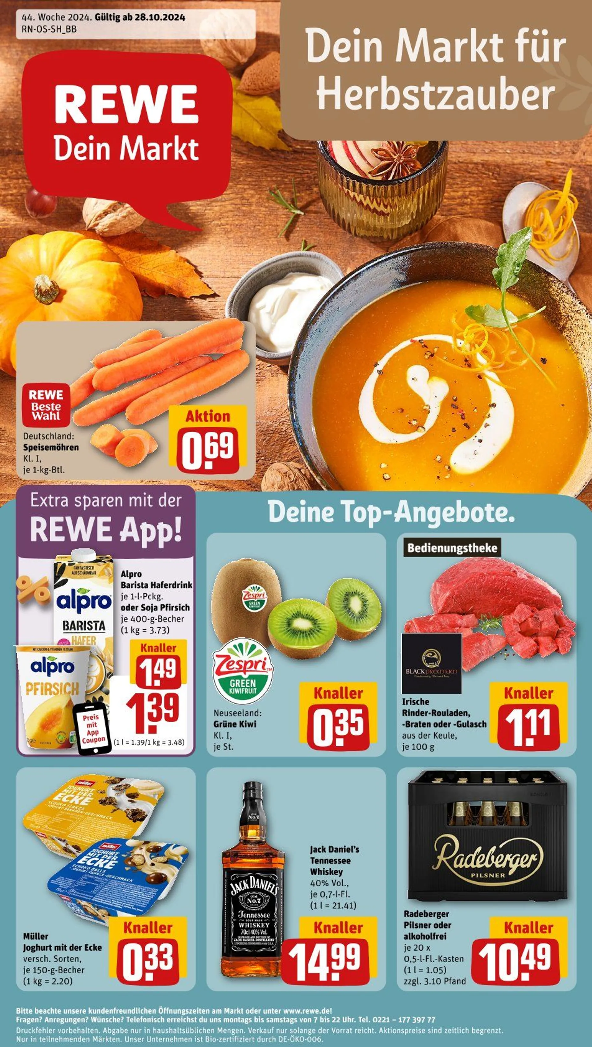 REWE Prospekt von 28. Oktober bis 2. November 2024 - Prospekt seite 