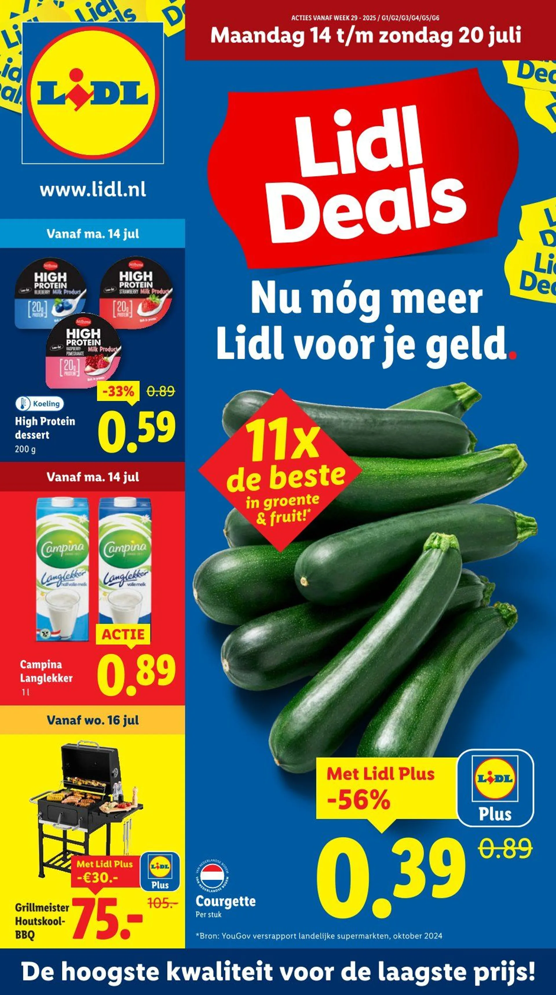 Lidl folders van 14 juli tot 20 juli 2025 - Folder pagina 1