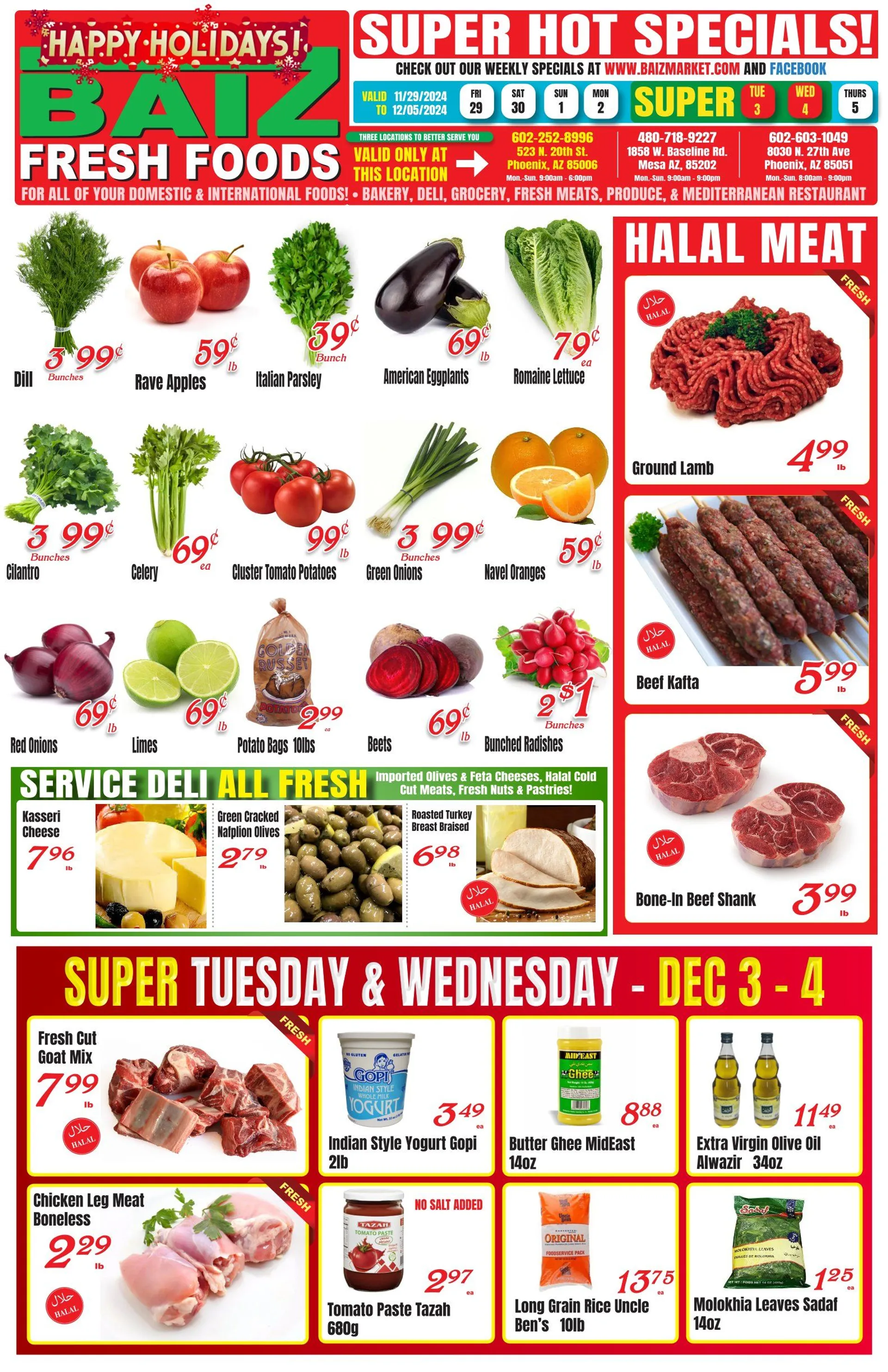 Weekly ad Baiz Market Place Deals from December 2 to December 5 2024 - Page 