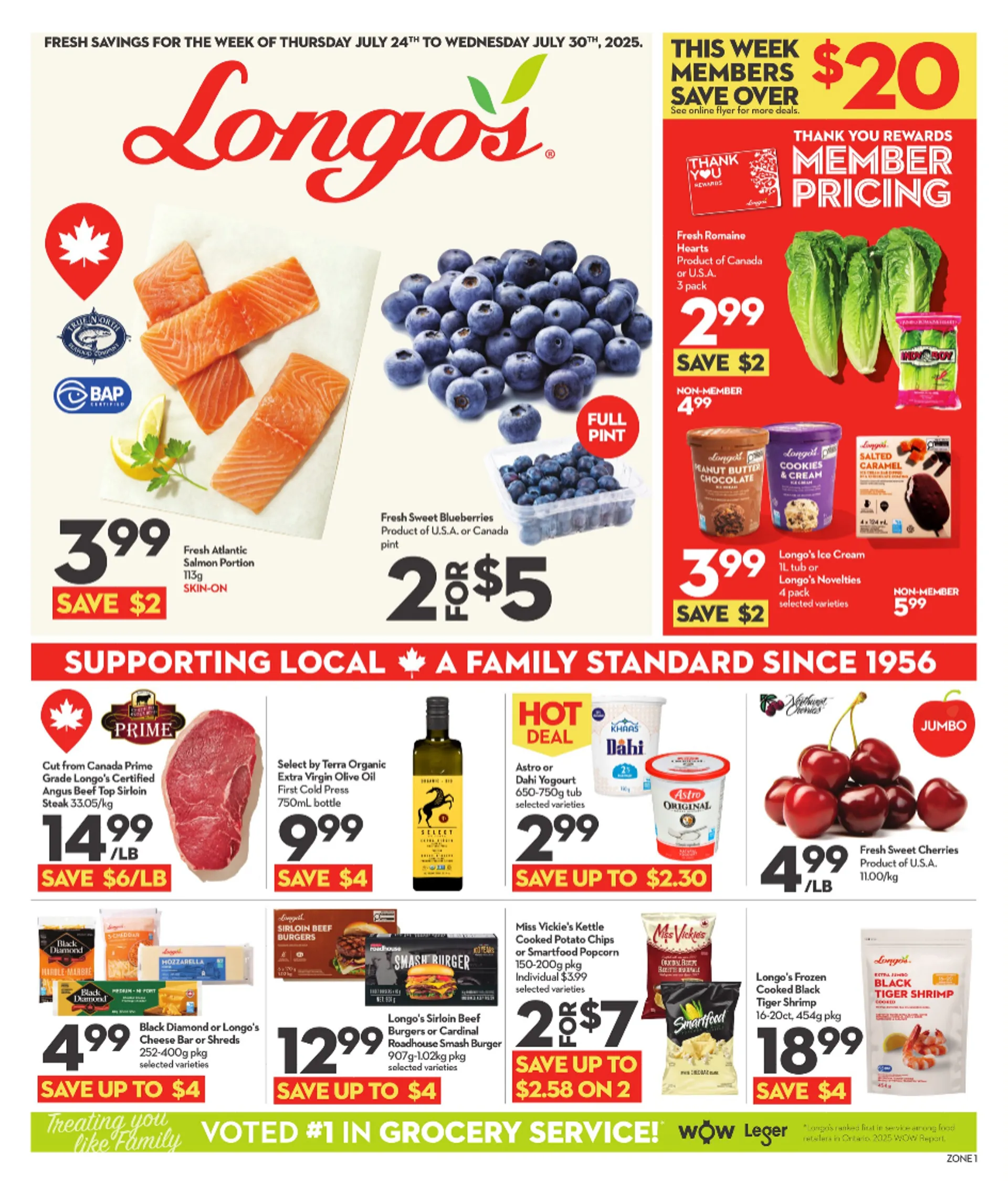 Longo´s Sales from July 24 to July 30 2025 - flyer page 1