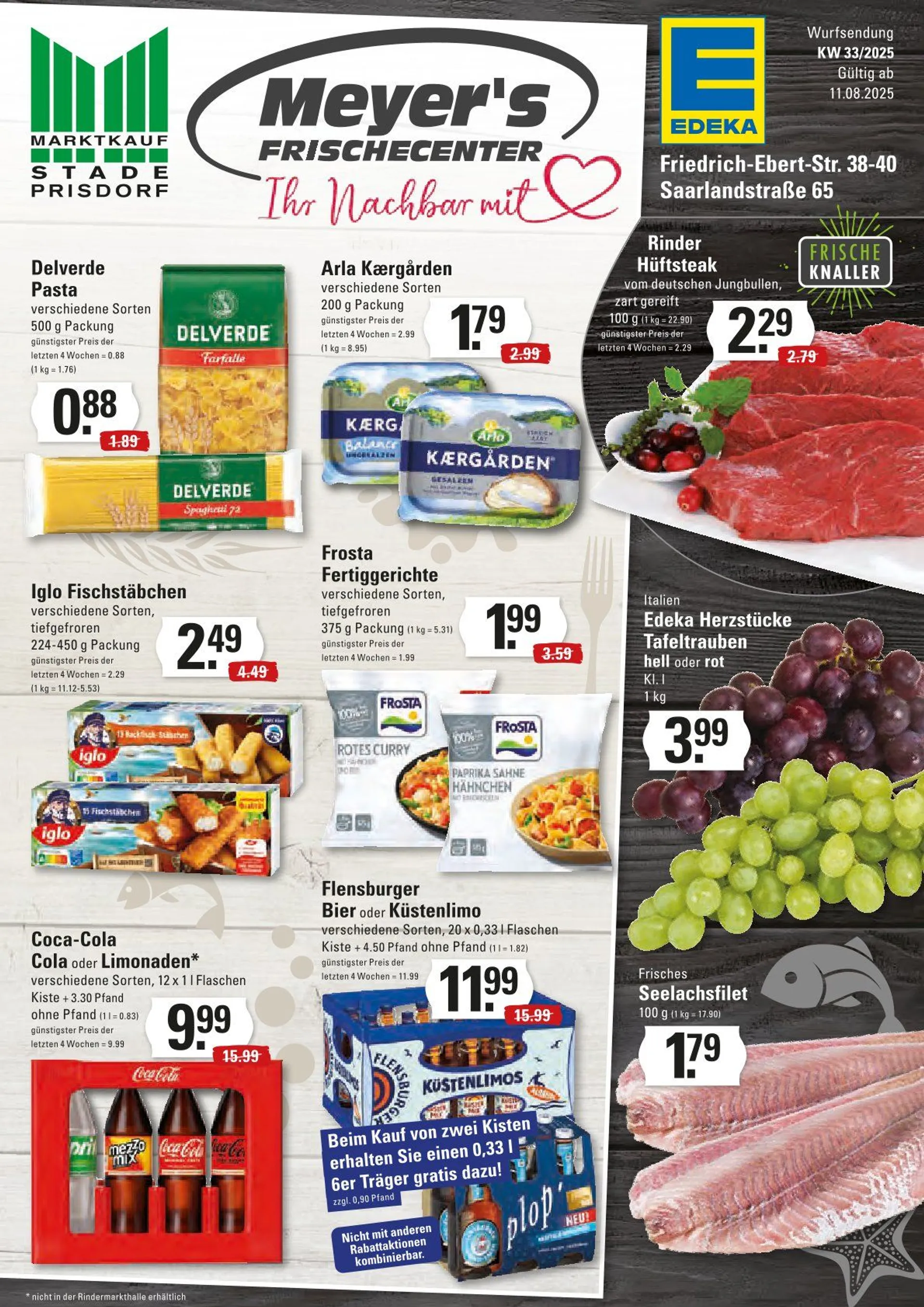  Meyer's Frischemarkt Prospekte  von 11. August bis 18. August 2025 - Prospekt seite 1