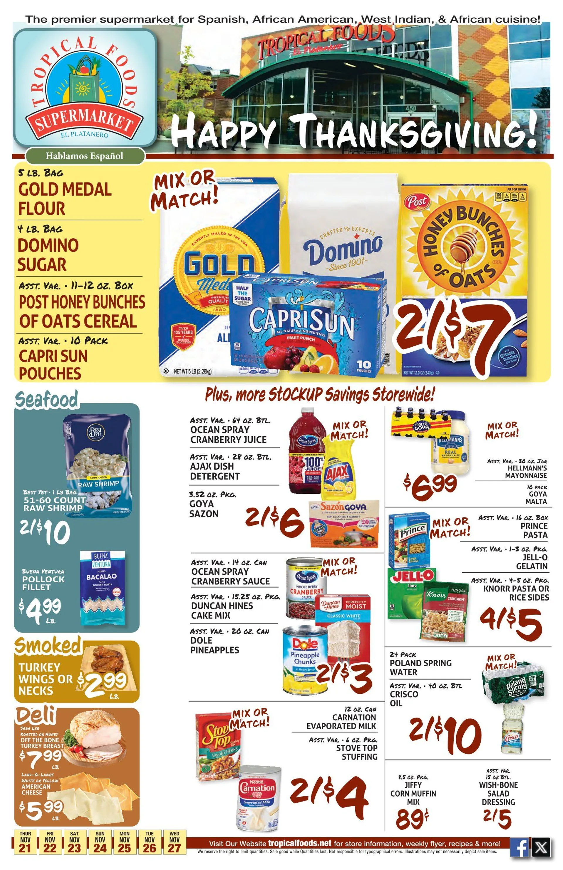 Weekly ad Tropical Foods Supermarket Deals from November 21 to November 27 2024 - Page 