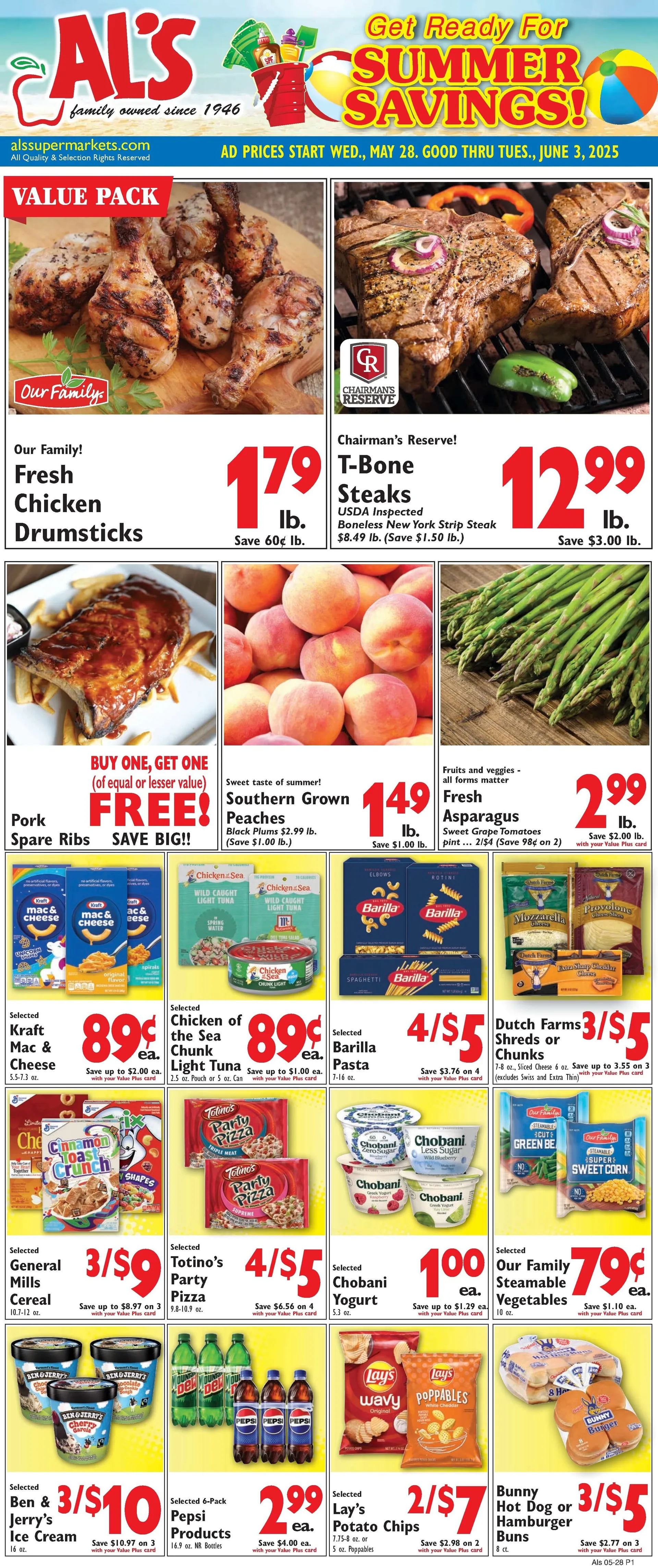 Weekly ad Al's Supermarket weekly ads from May 28 to June 3 2025 - Page 1