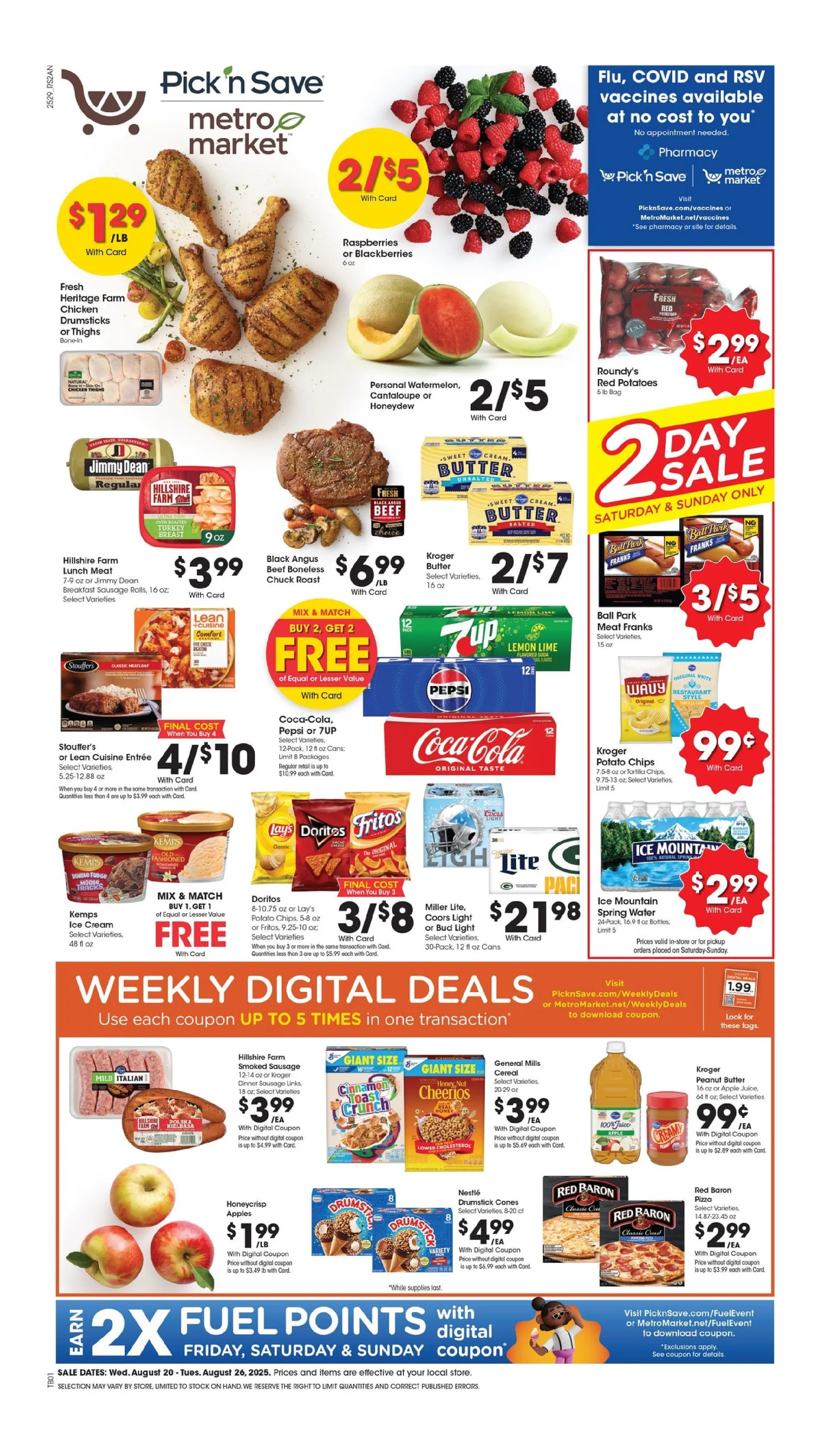 Weekly ad Pick 'n Save Sales from August 20 to August 26 2025 - Page 1