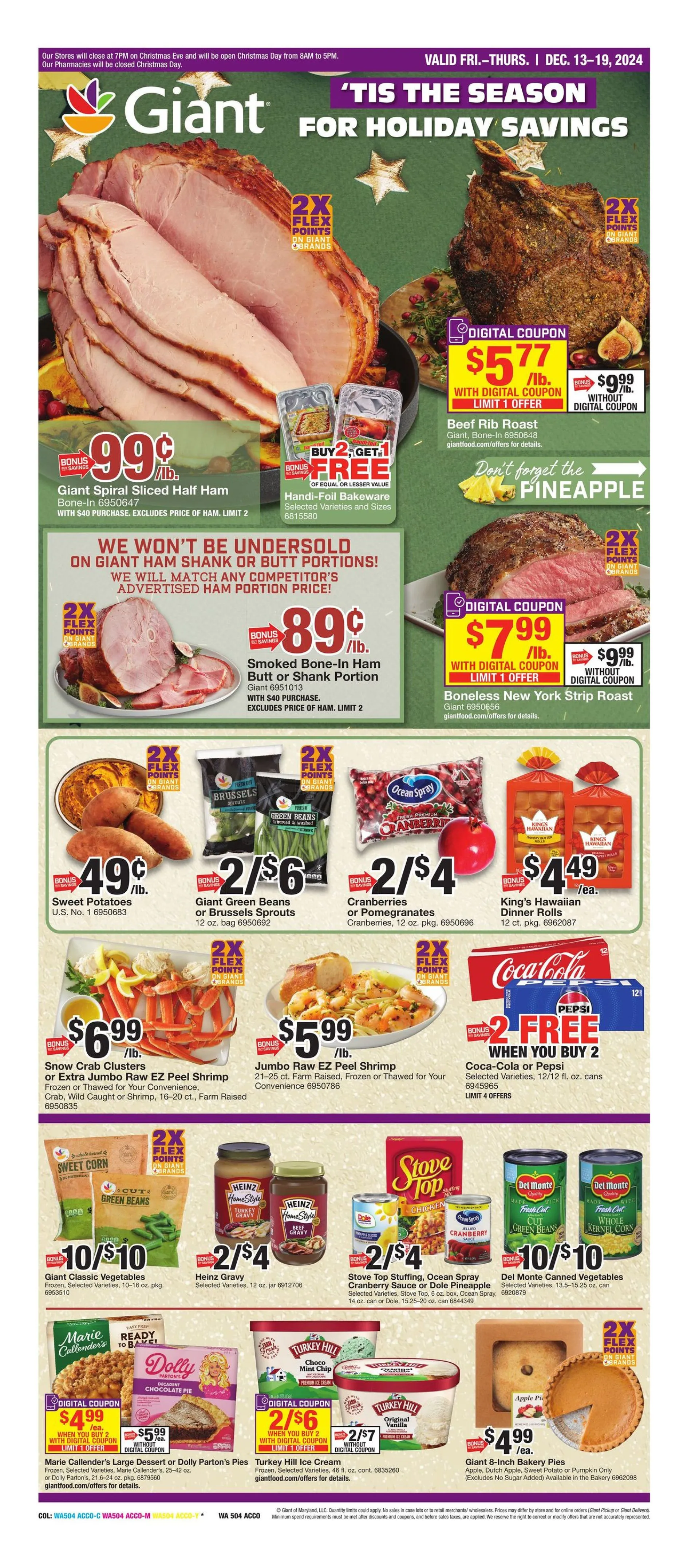 Weekly ad Giant Food Weekly Ad from December 13 to December 19 2024 - Page 