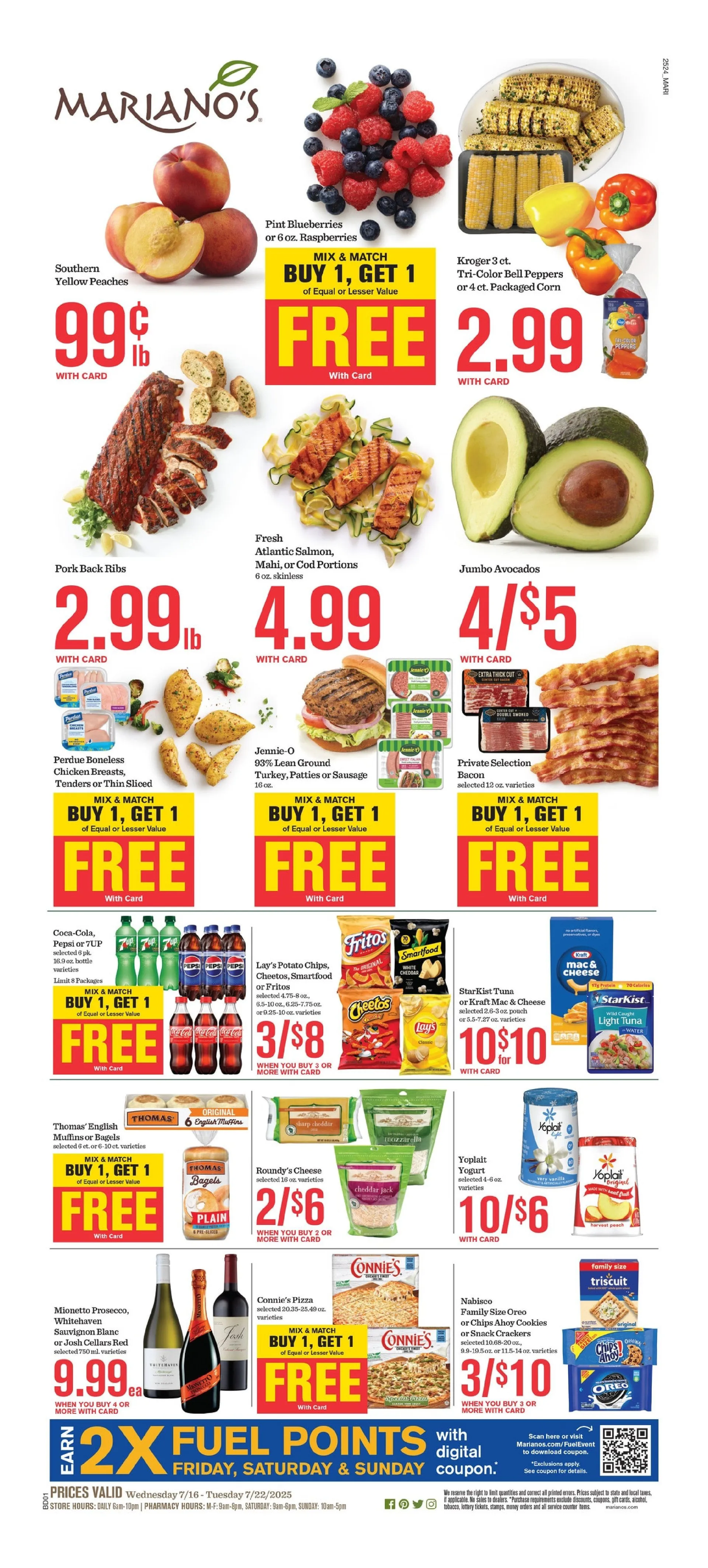 Weekly ad Mariano's Sales from July 16 to July 22 2025 - Page 1