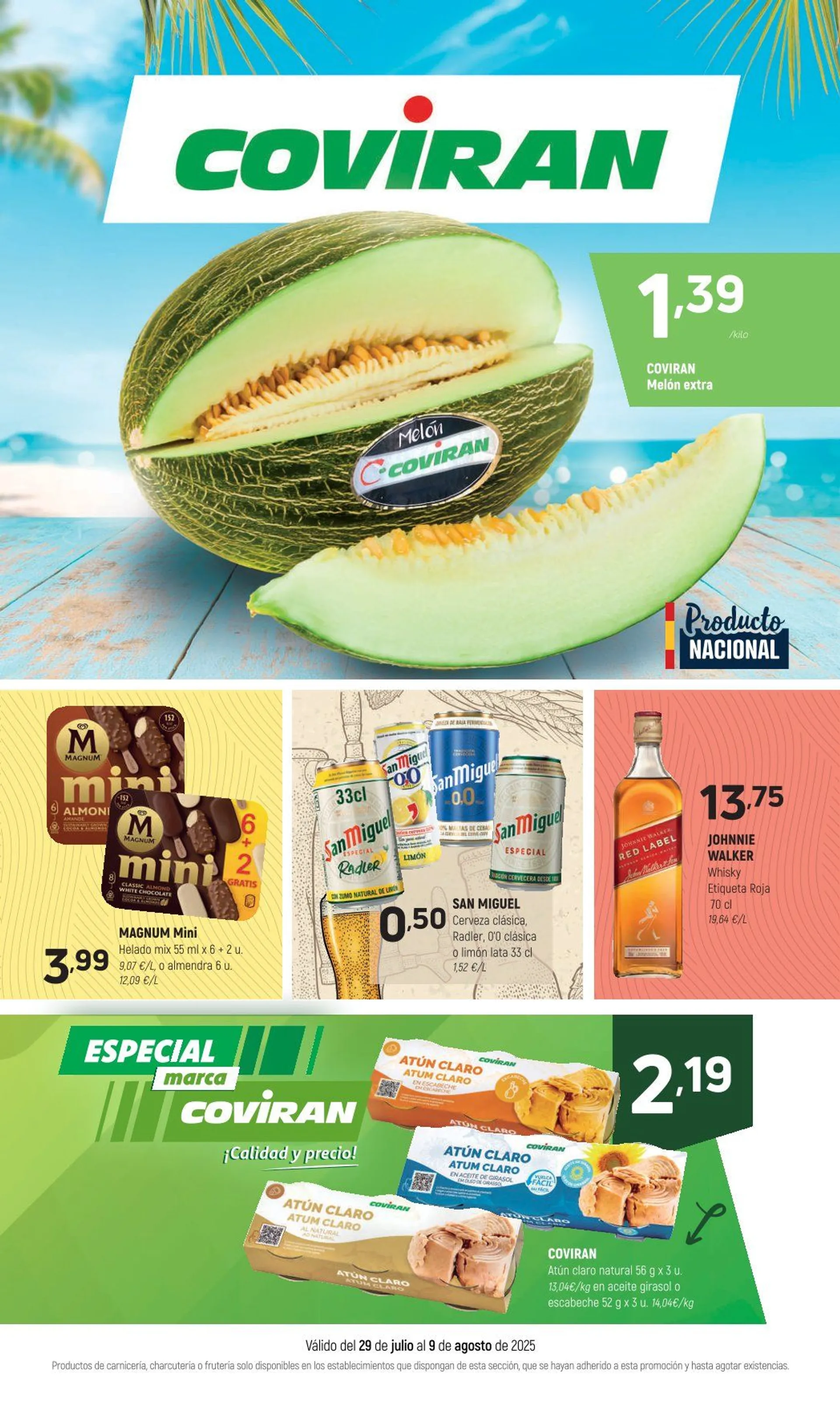 Catálogo de Conoce las últimas ofertas de Coviran 29 de julio al 9 de agosto 2025 - Página 1