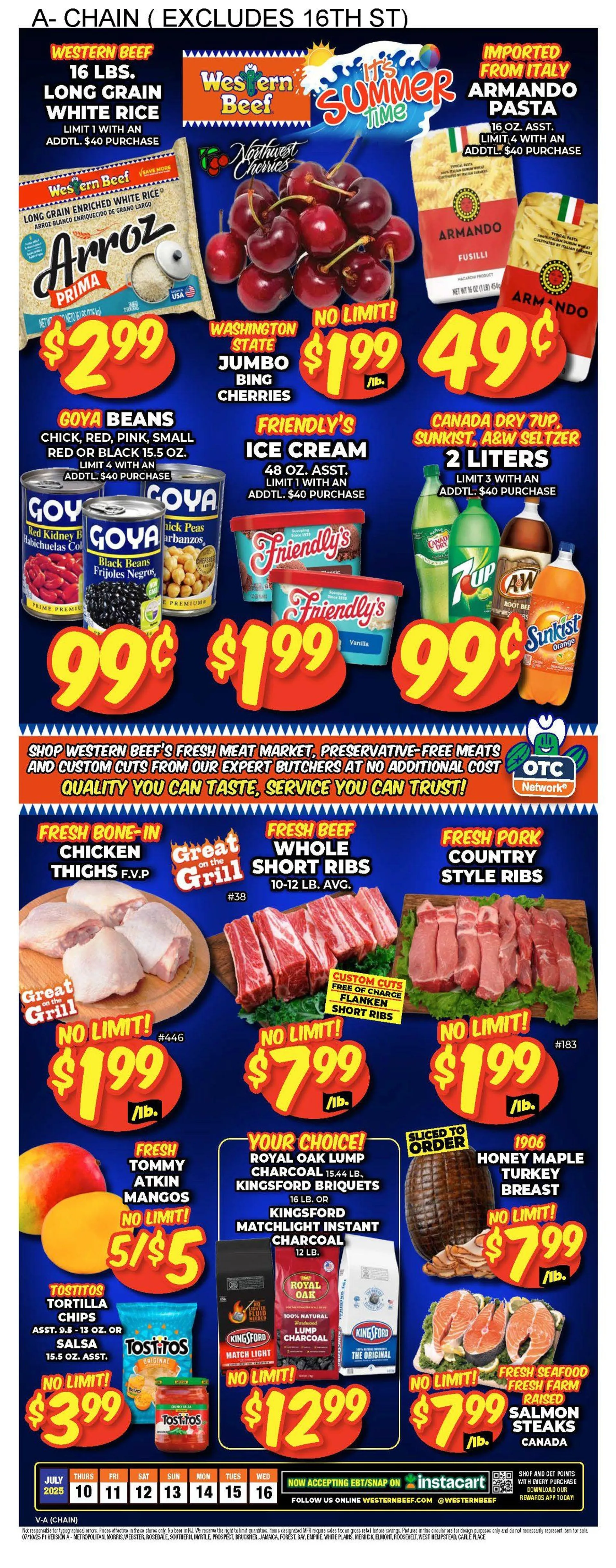 Weekly ad Western Beef weekly ads from July 10 to July 16 2025 - Page 1