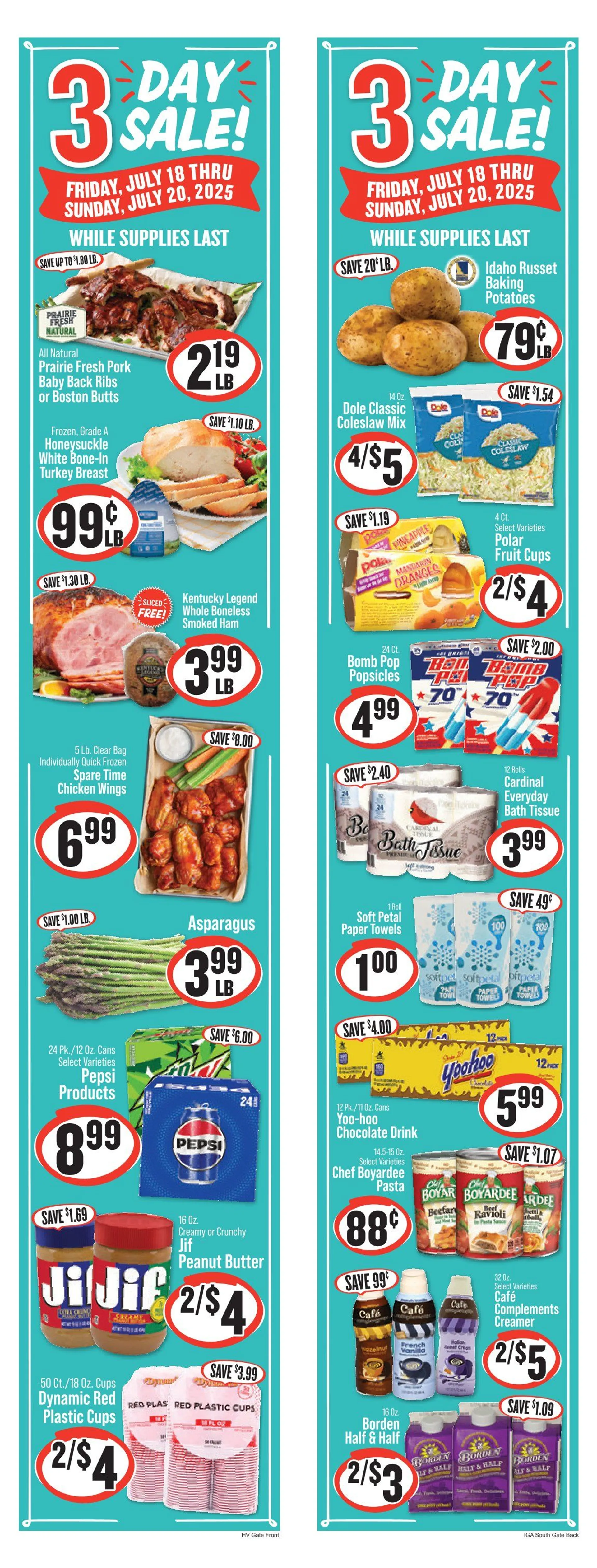 Weekly ad Hometown Market Sales from July 16 to July 22 2025 - Page 1