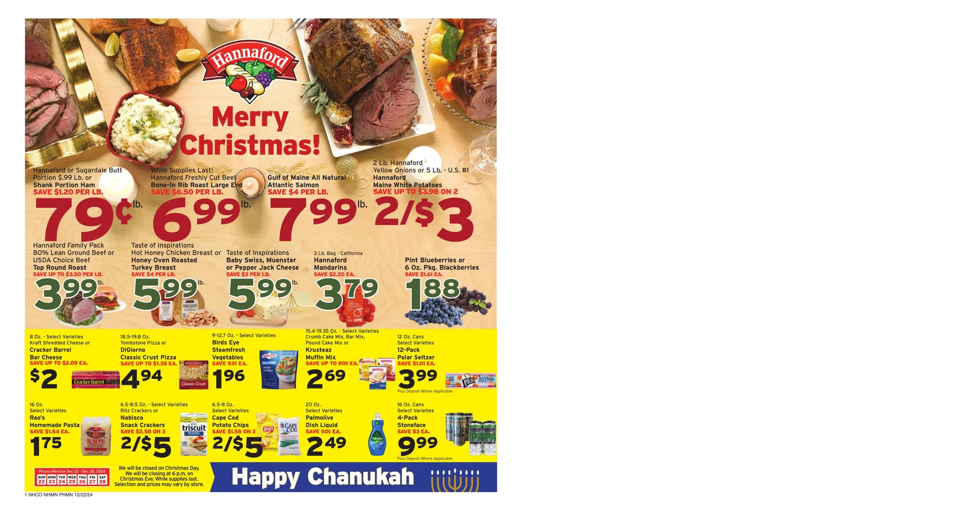 Weekly ad Hannaford from December 22 to December 28 2024 - Page 