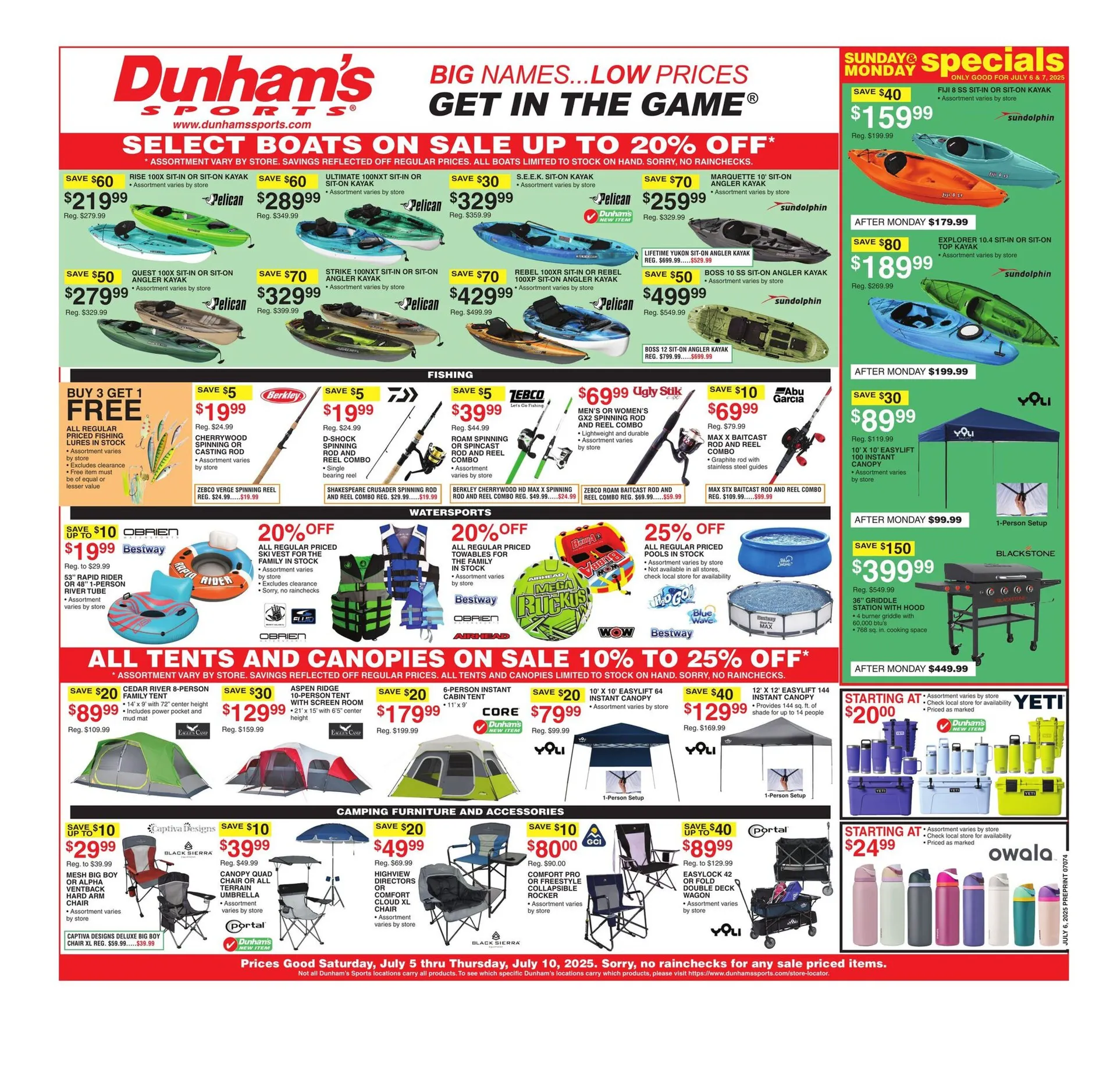 Weekly ad Dunham's Sports weekly  from July 5 to July 10 2025 - Page 